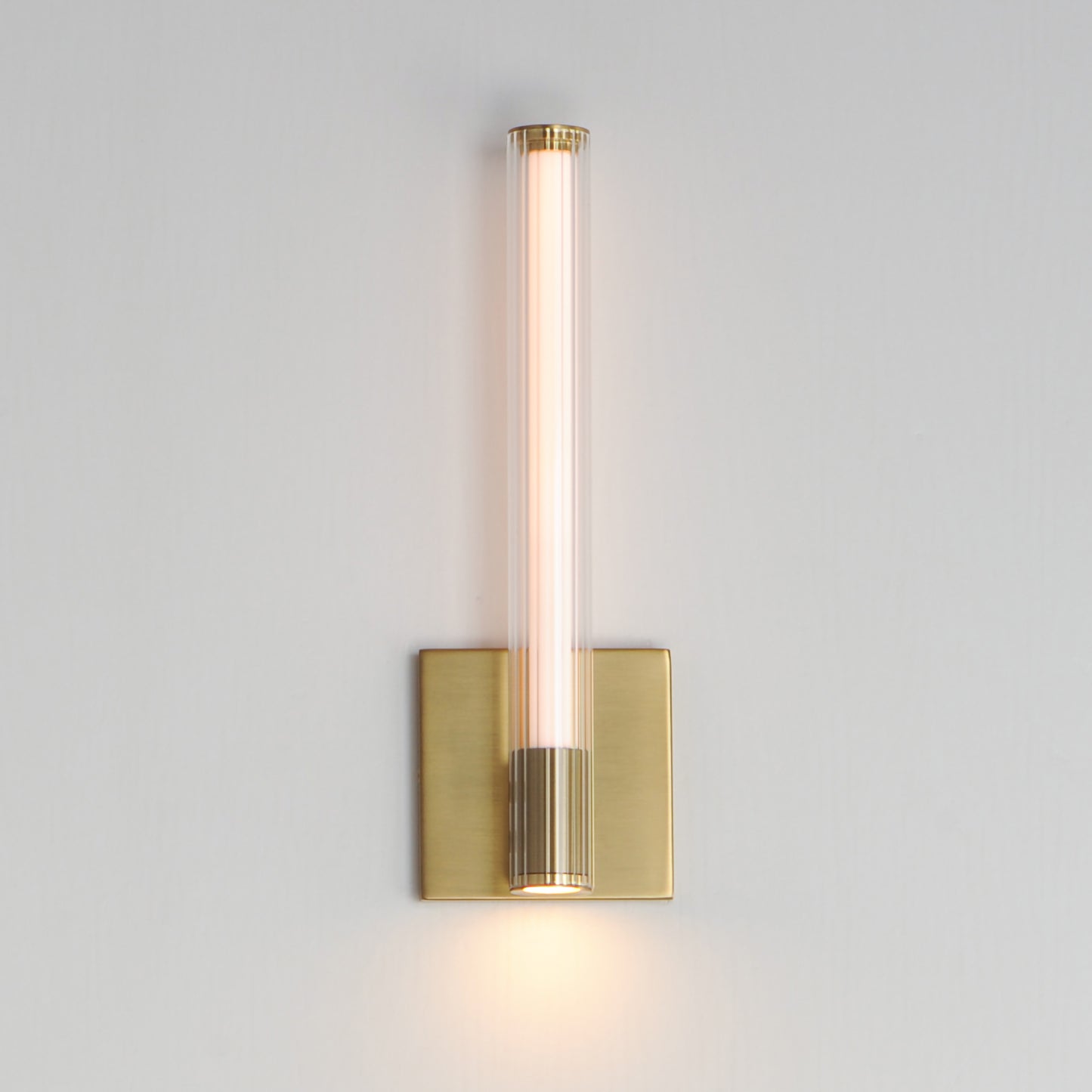 Cortex 14" LED Sconce Natural Aged Brass by ET2