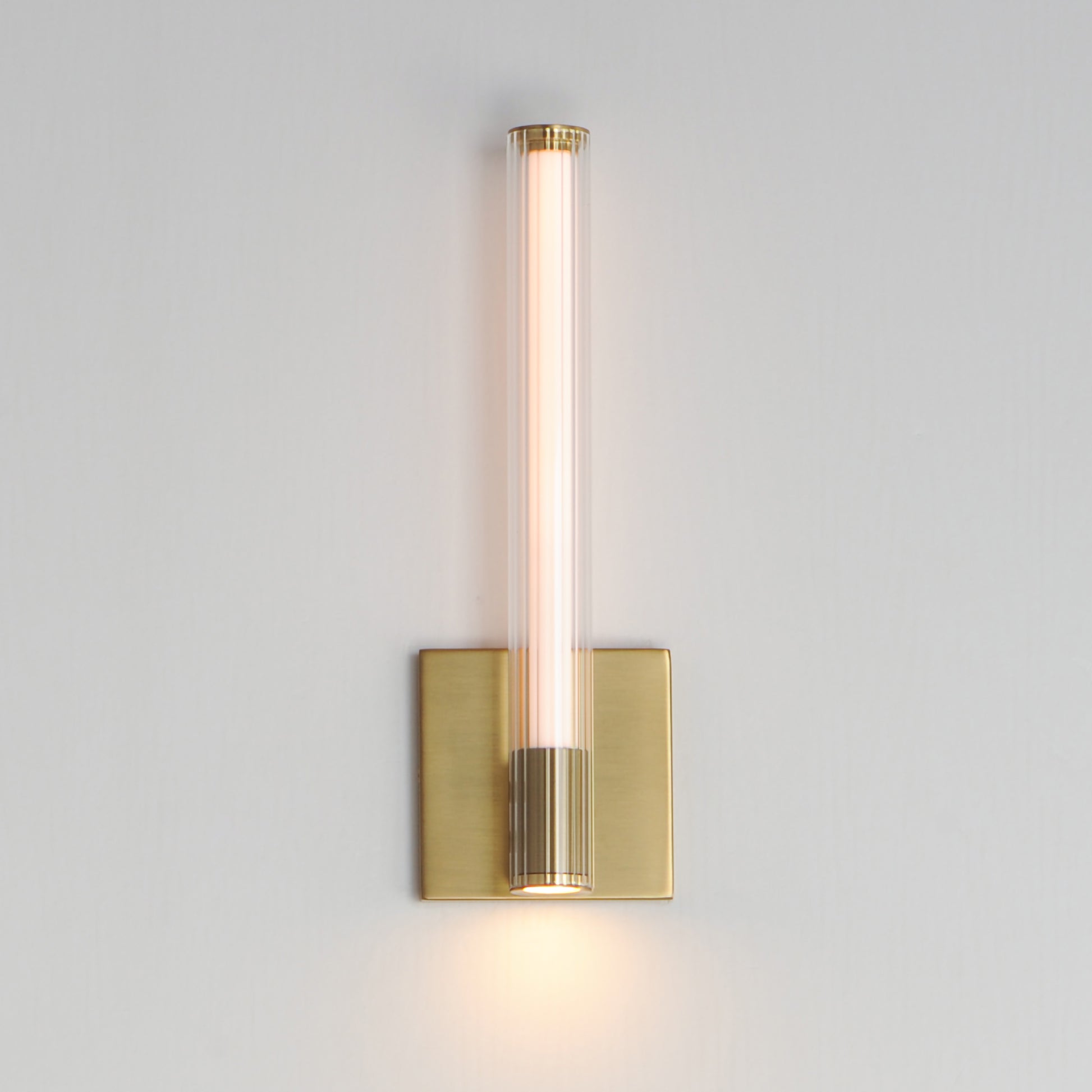 Cortex 14" LED Sconce Natural Aged Brass by ET2