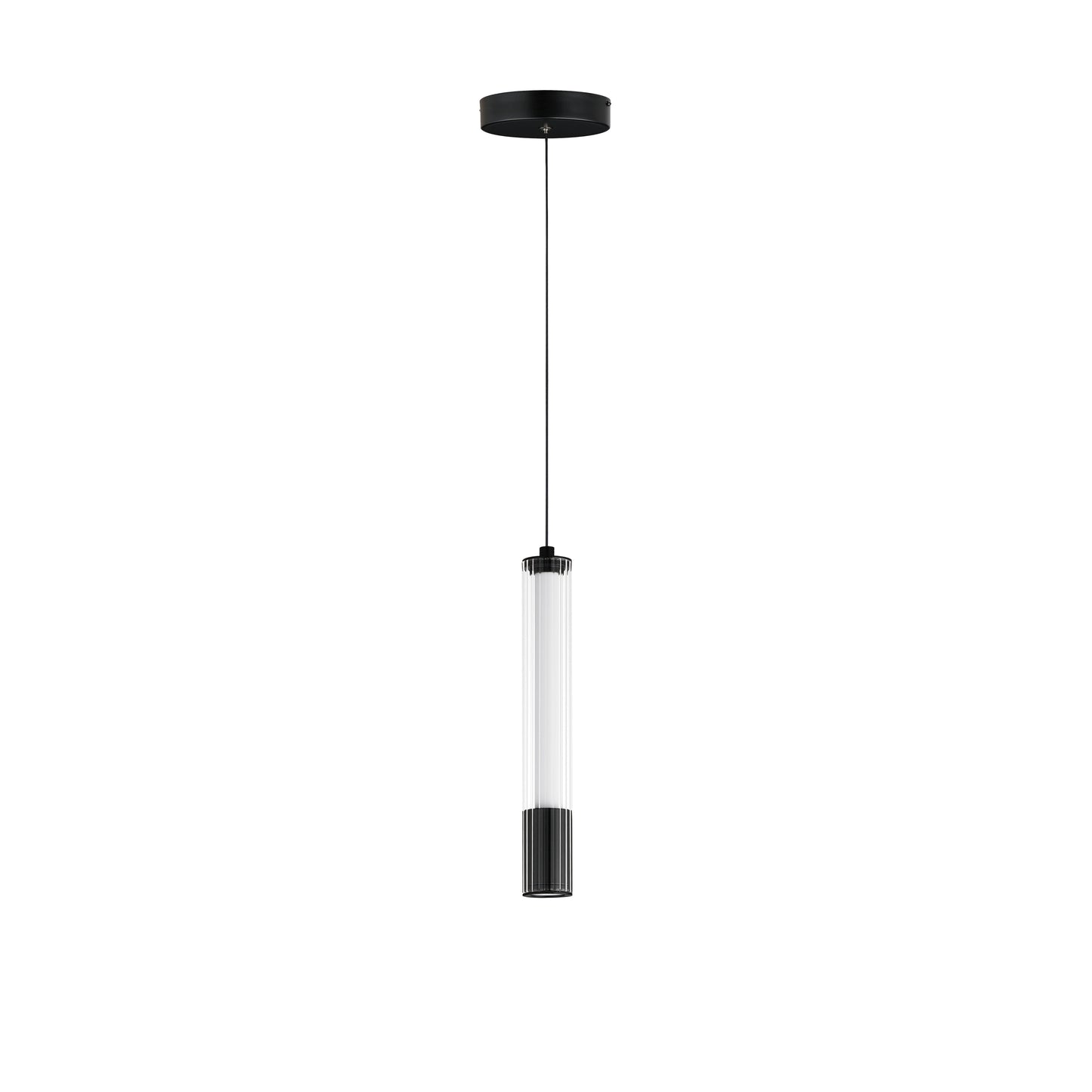 Cortex 10" LED Pendant Black by ET2