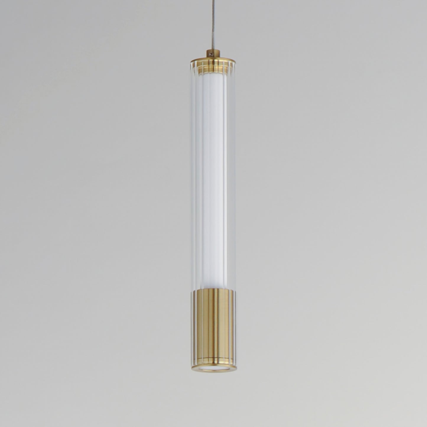 Cortex 10" LED Pendant Natural Aged Brass by ET2