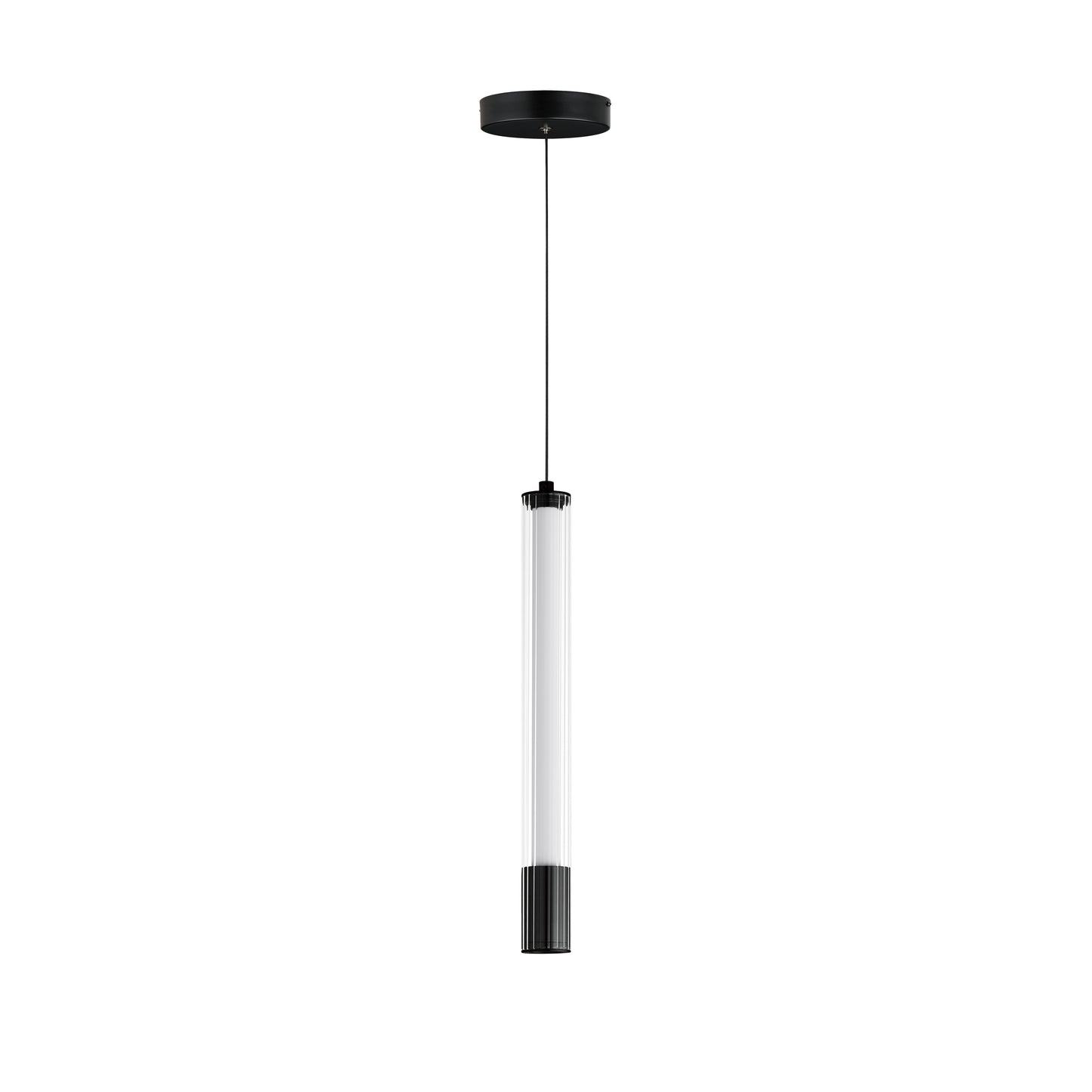 Cortex 14" LED Pendant Black by ET2