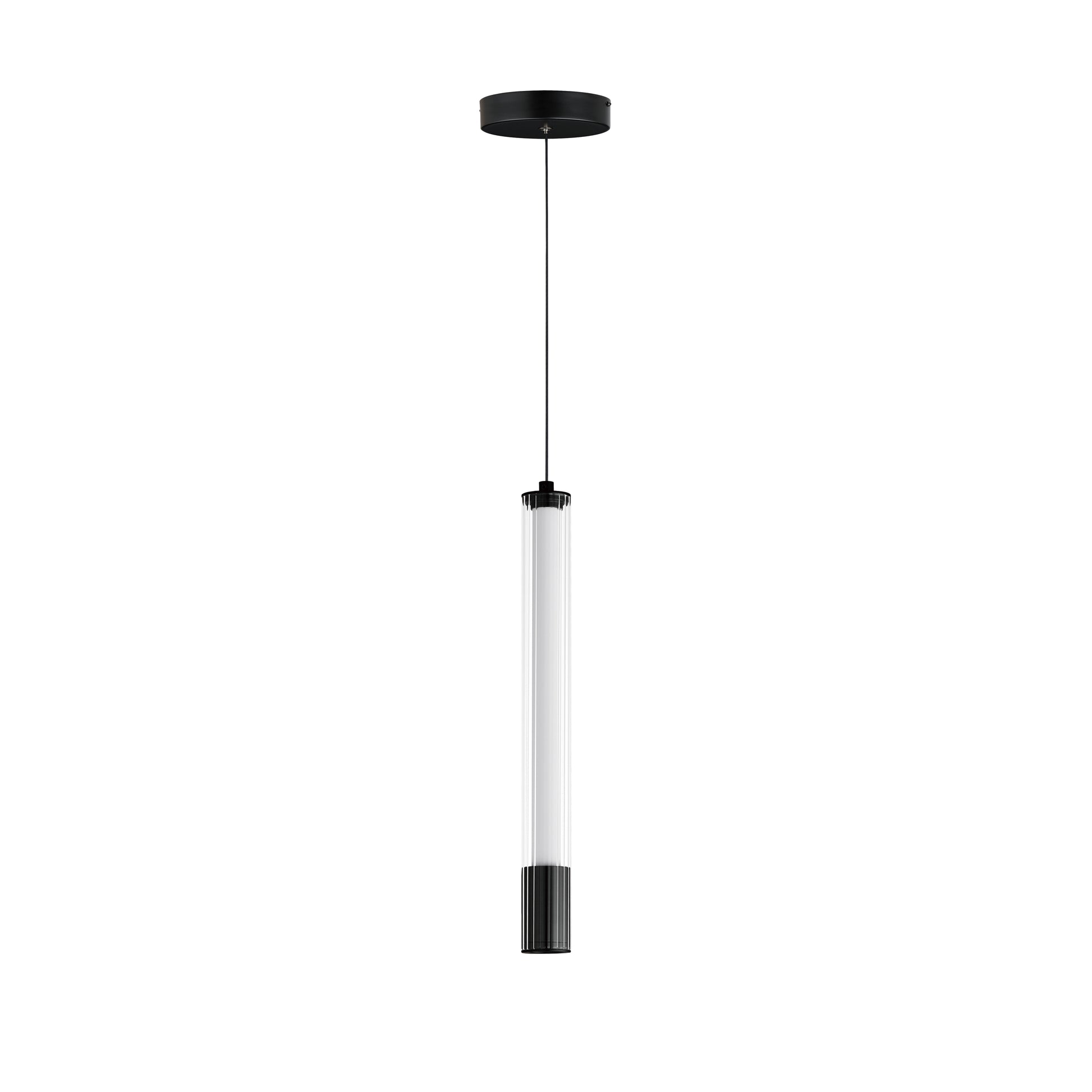 Cortex 14" LED Pendant Black by ET2