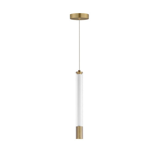 Cortex 14" LED Pendant Natural Aged Brass by ET2