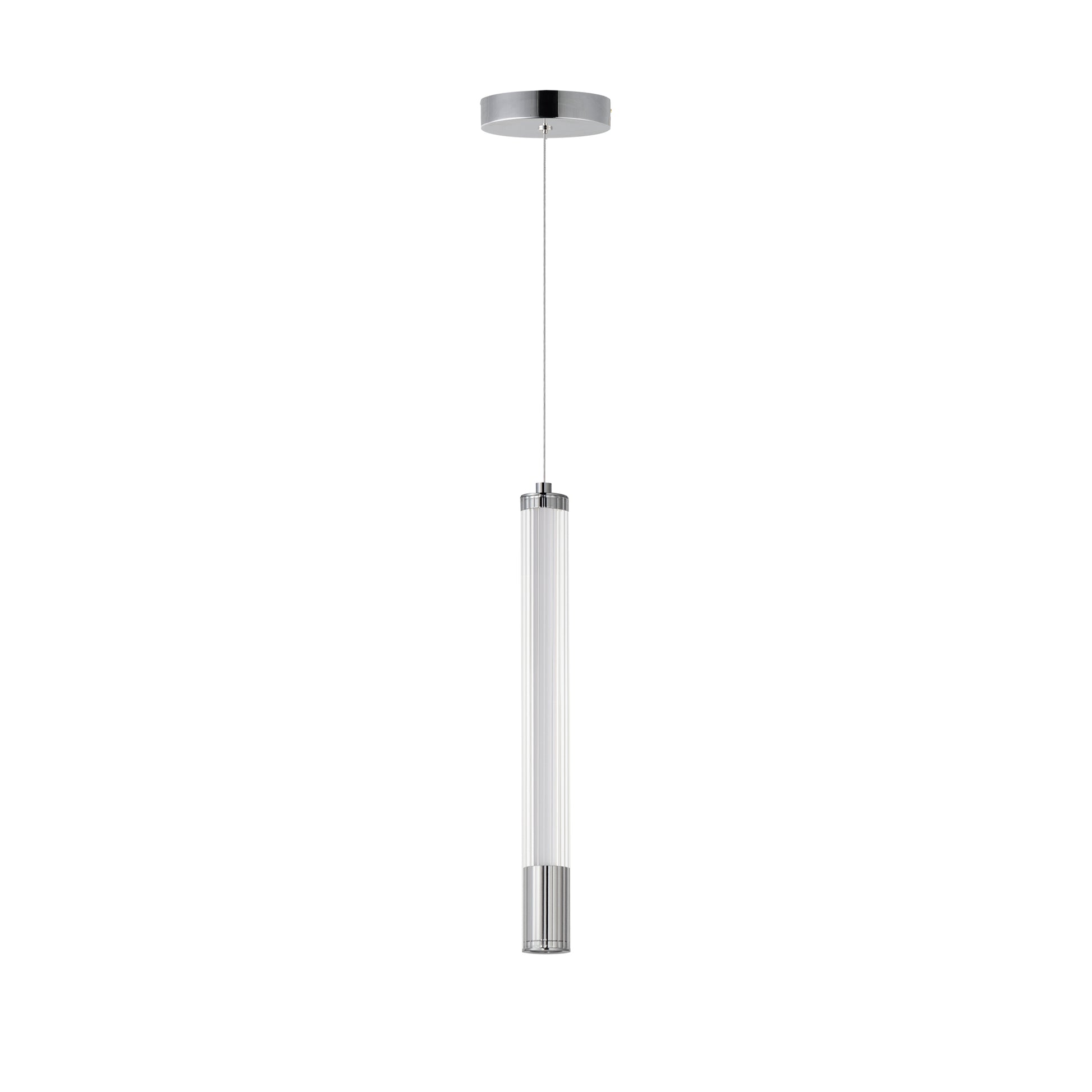 Cortex 14" LED Pendant Polished Chrome by ET2