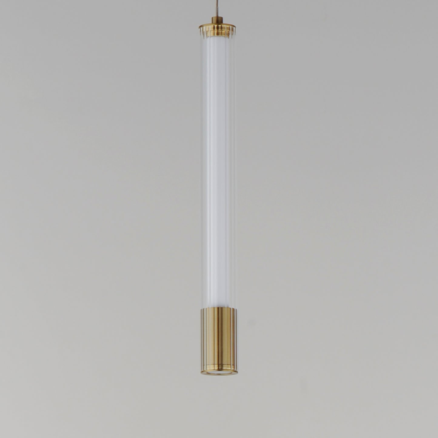 Cortex 14" LED Pendant Natural Aged Brass by ET2