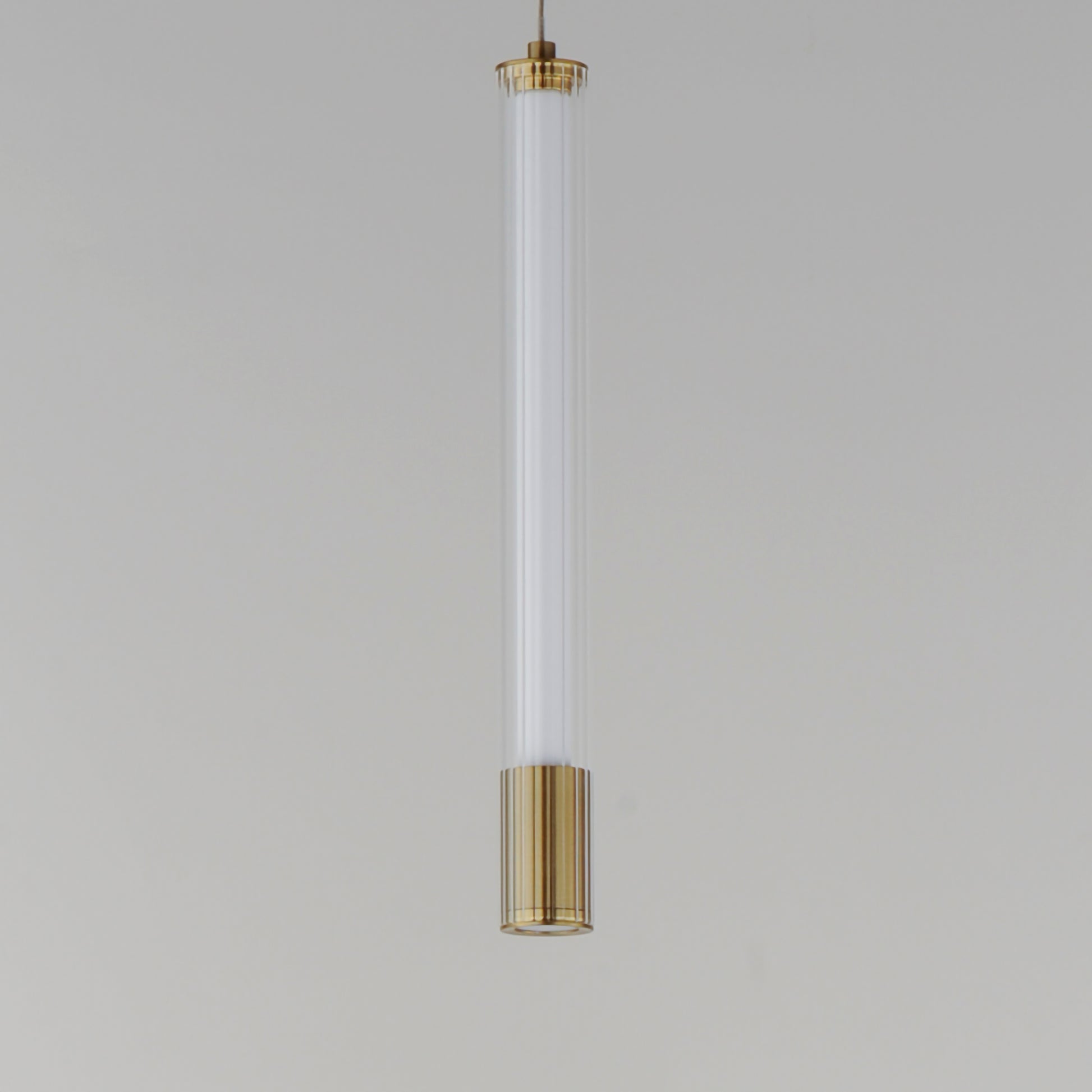 Cortex 14" LED Pendant Natural Aged Brass by ET2