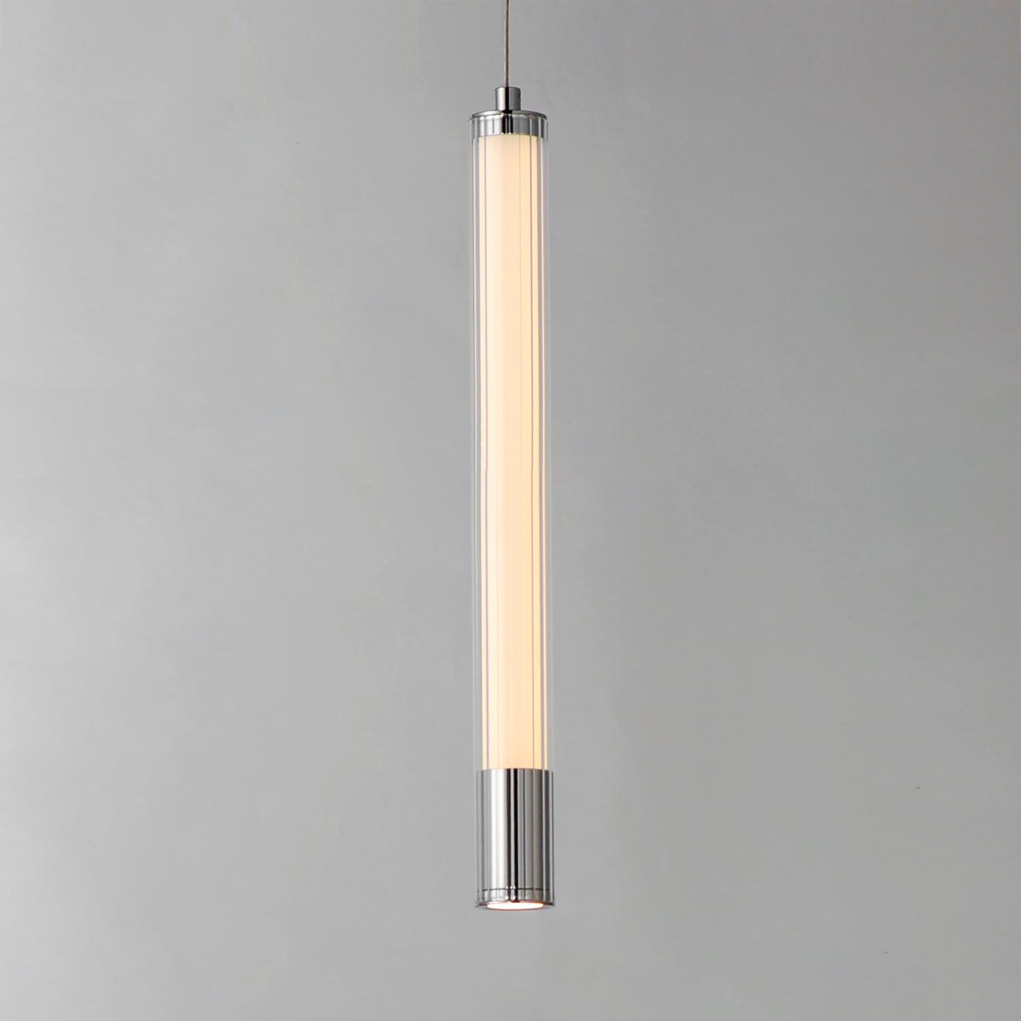 Cortex 14" LED Pendant Polished Chrome by ET2