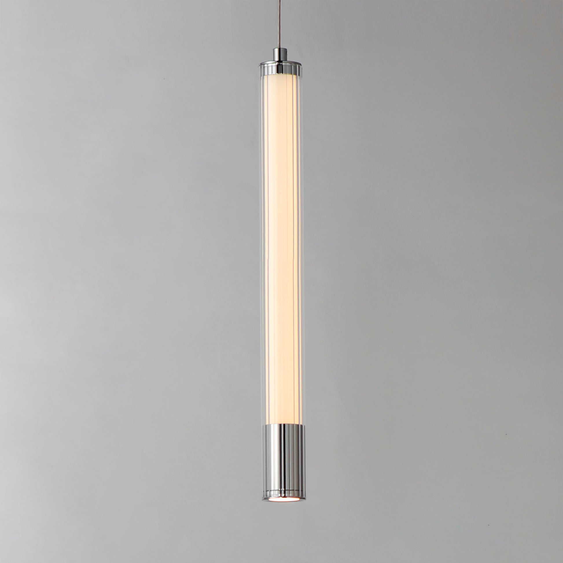 Cortex 14" LED Pendant Polished Chrome by ET2