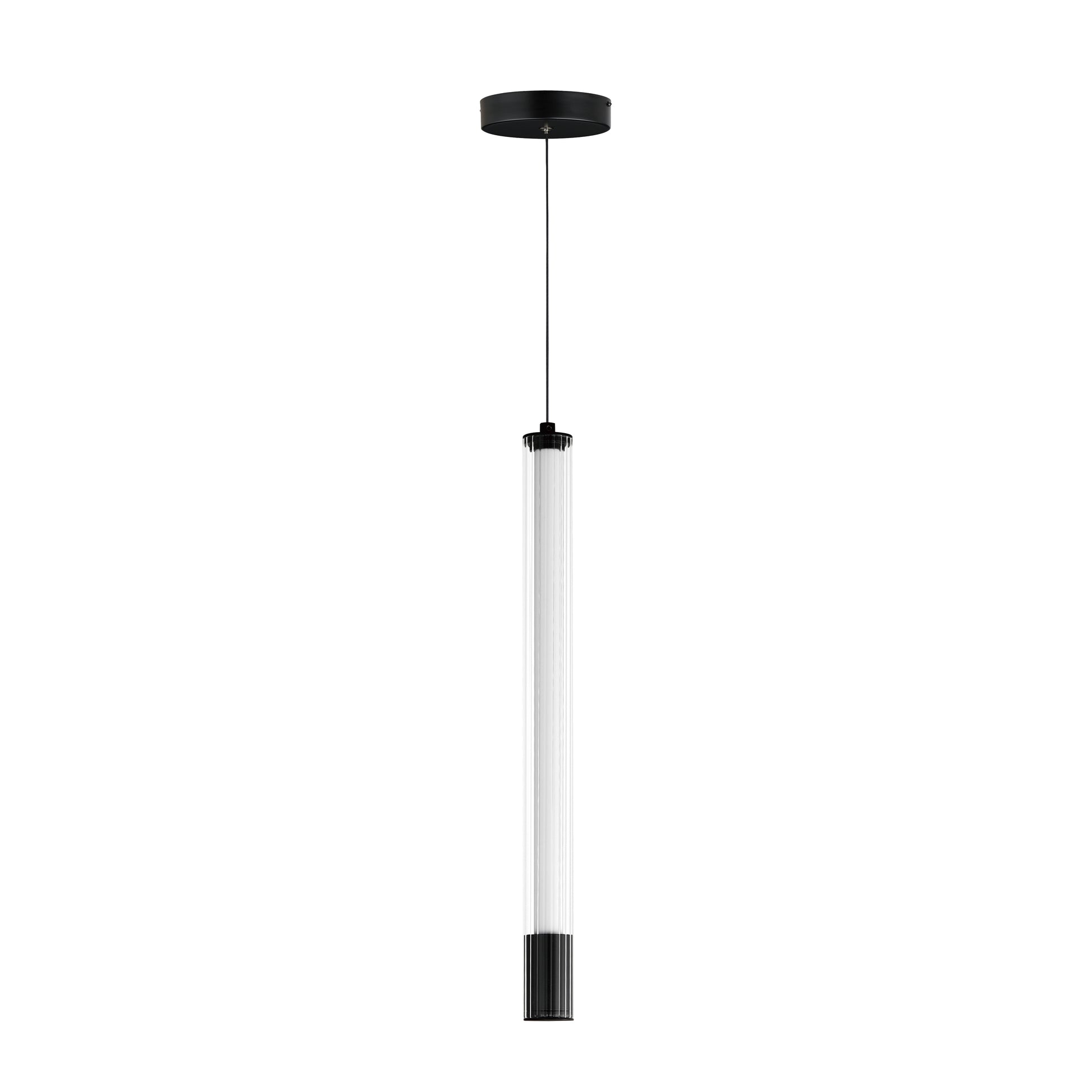 Cortex 18" LED Pendant Black by ET2