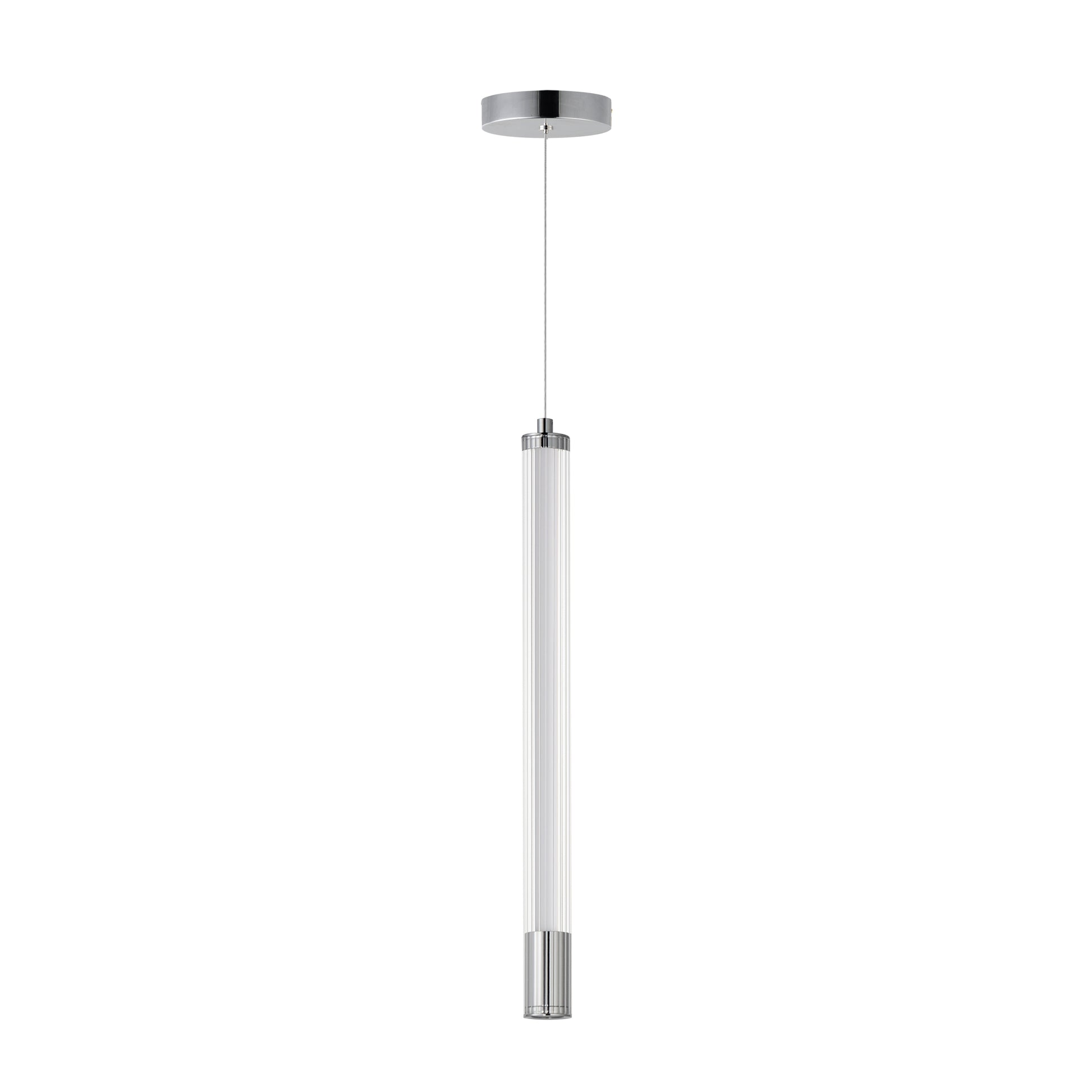 Cortex 18" LED Pendant Polished Chrome by ET2