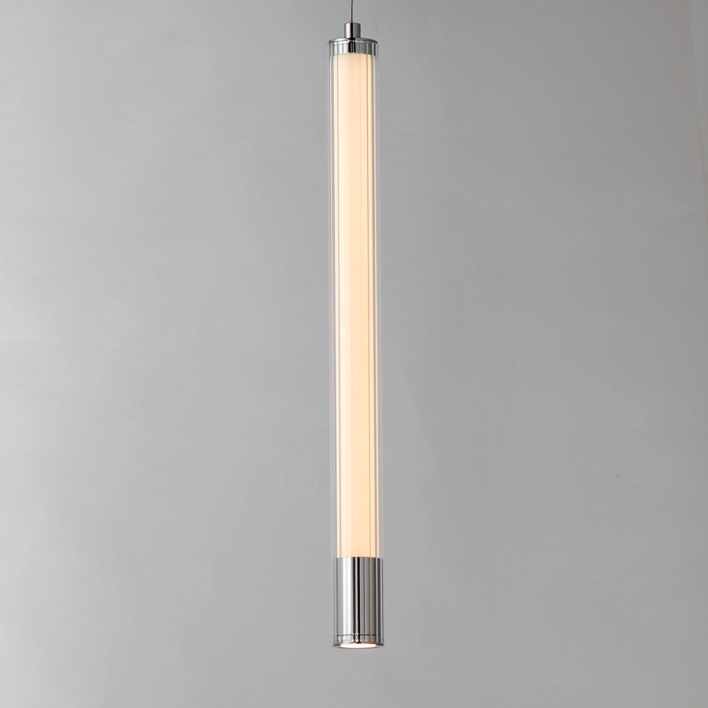 Cortex 18" LED Pendant Polished Chrome by ET2