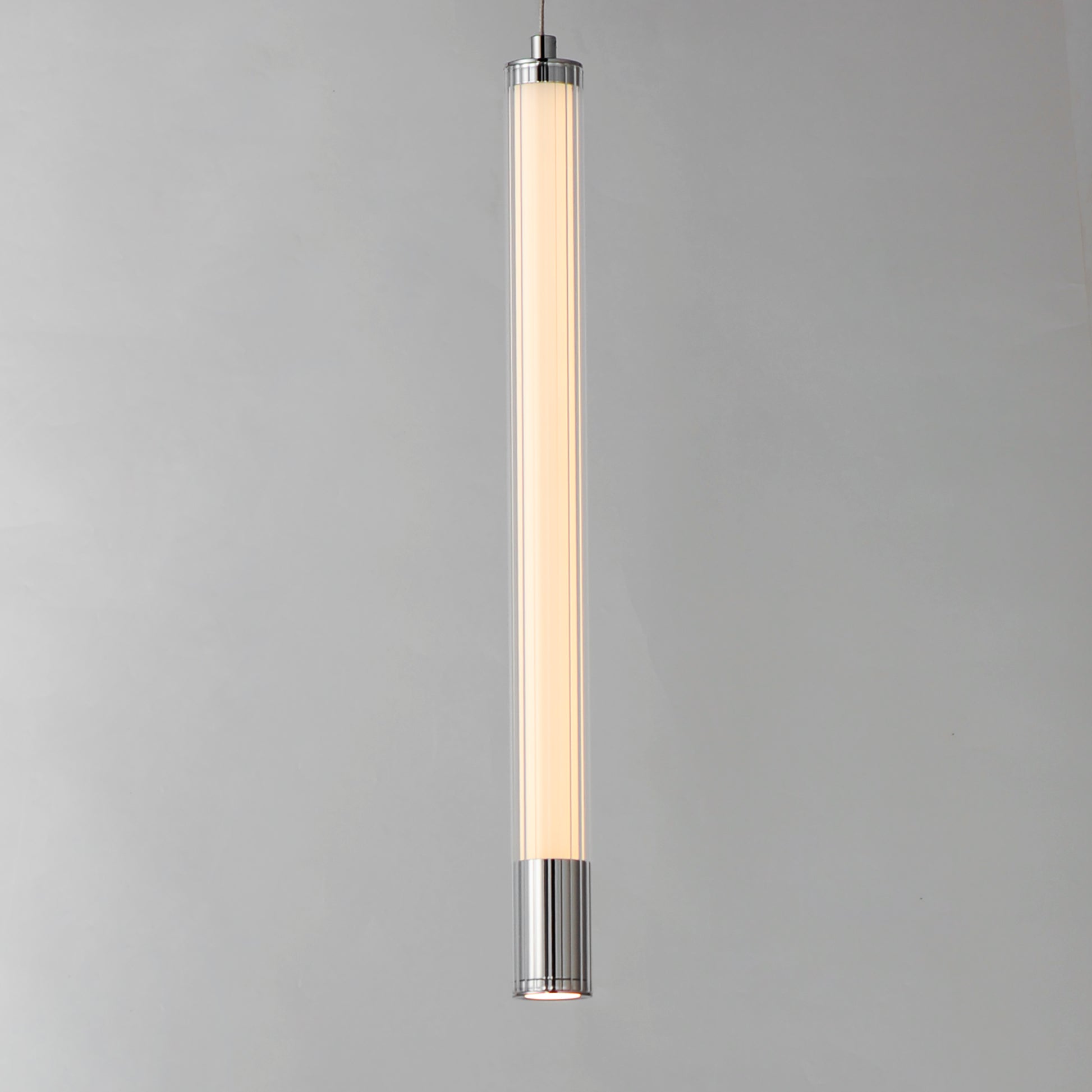 Cortex 18" LED Pendant Polished Chrome by ET2