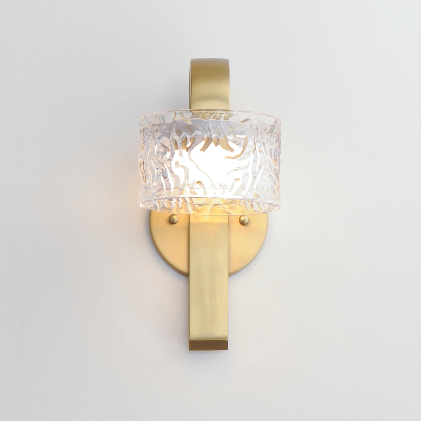Elysian LED Wall Sconce Natural Aged Brass by ET2