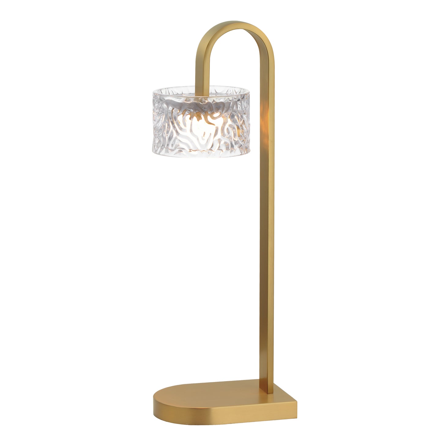 Elysian LED Table Lamp Natural Aged Brass by ET2