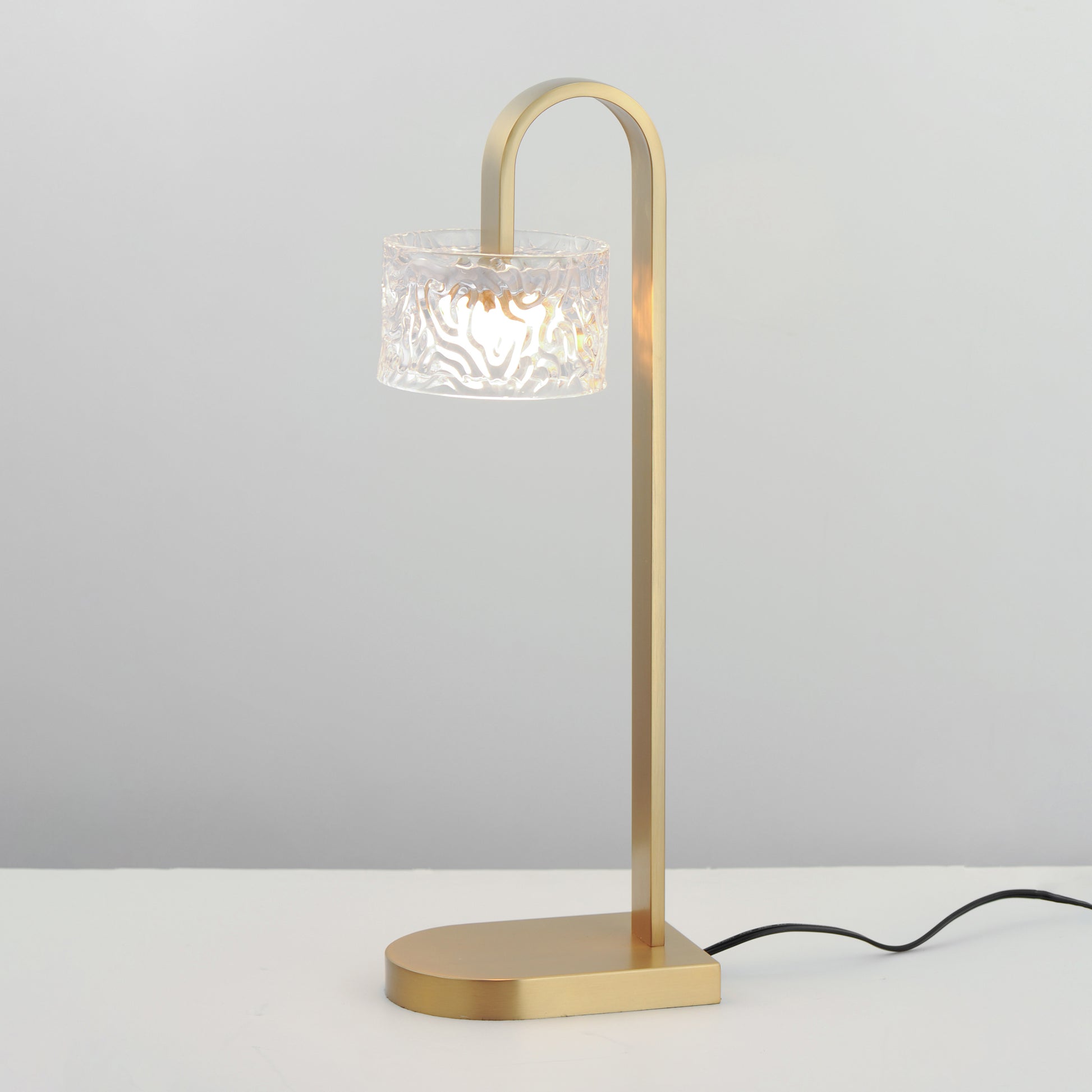 Elysian LED Table Lamp Natural Aged Brass by ET2