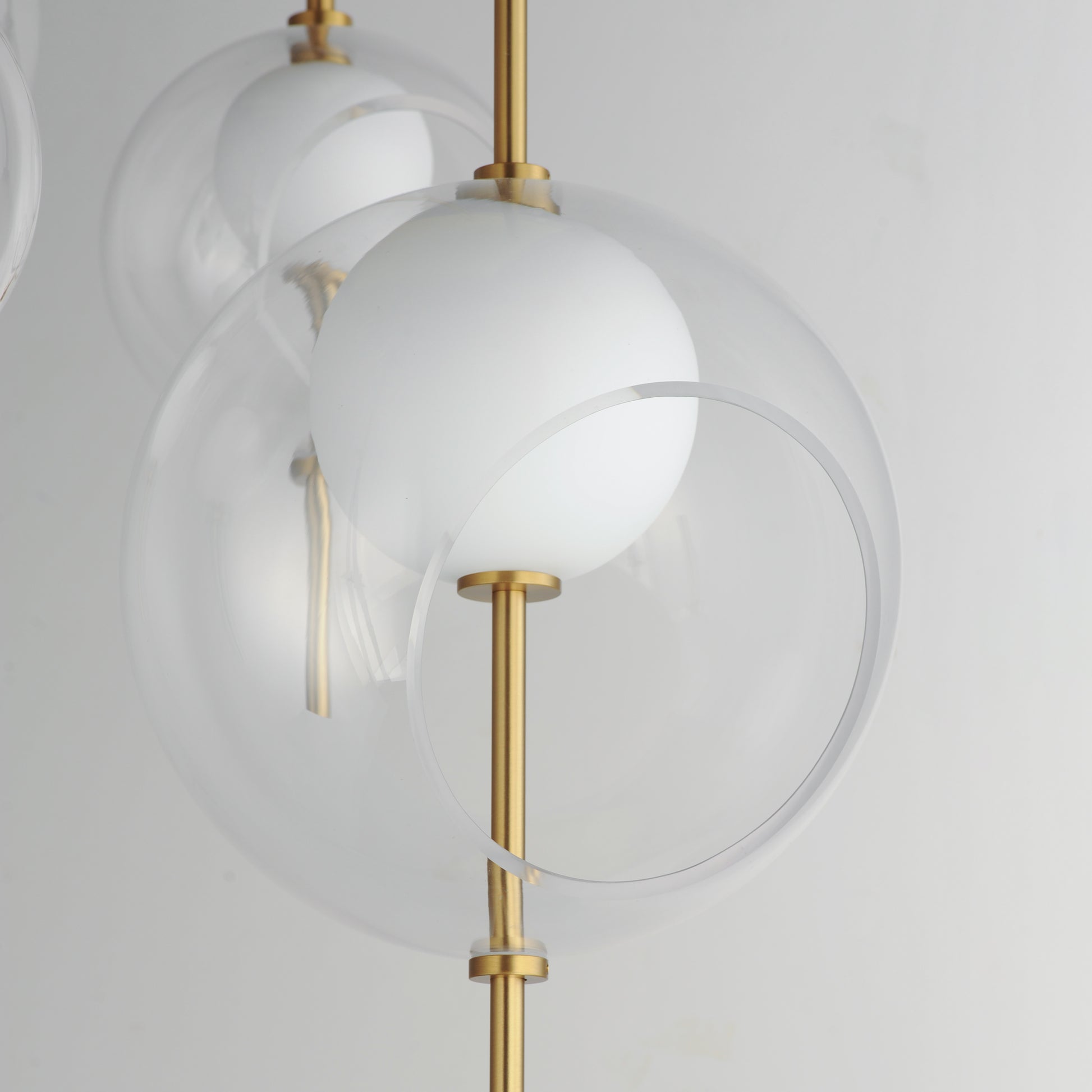 Martini 4-Light LED Pendant Natural Aged Brass by ET2