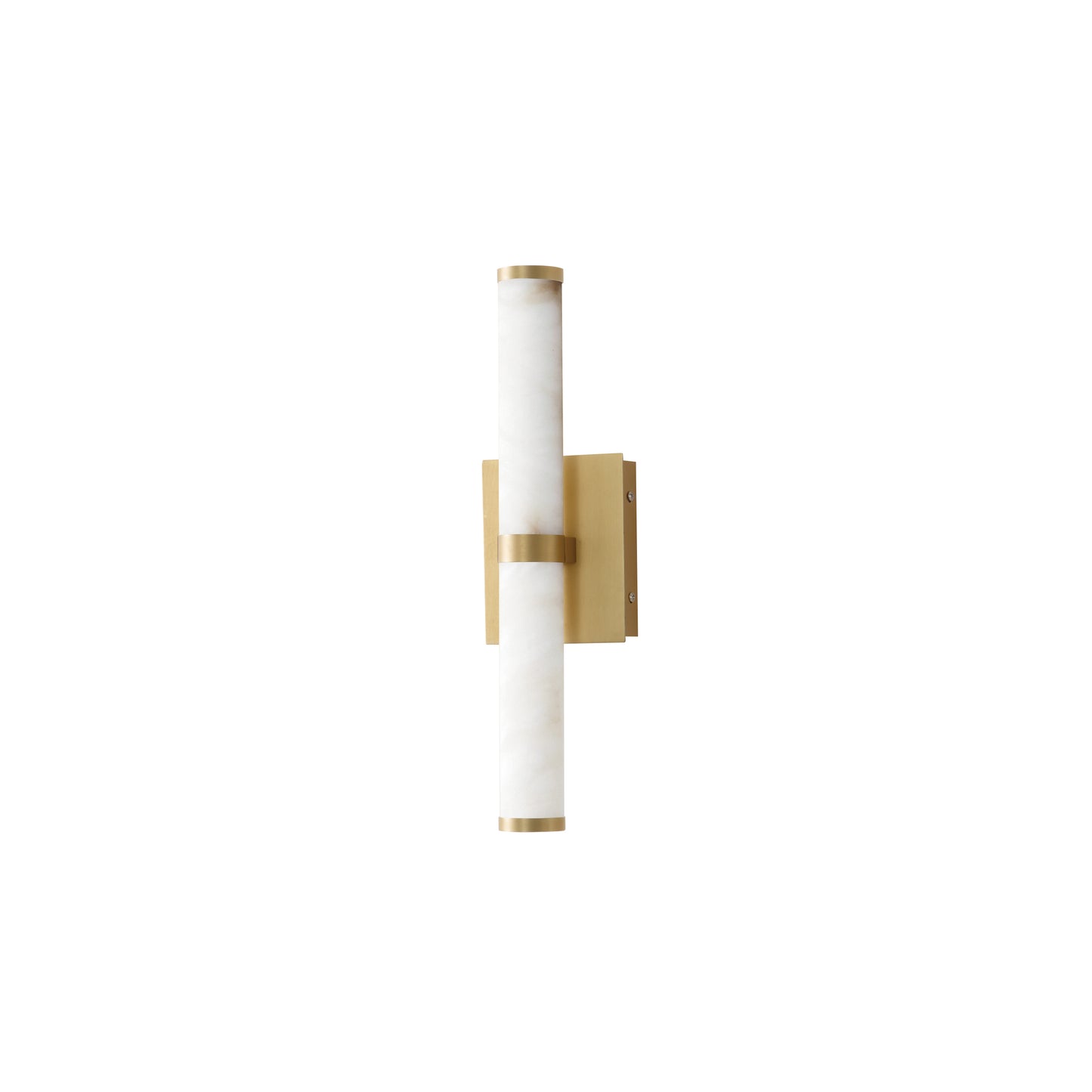 Aragon 17" Bath Vanity White Alabaster/Gold by ET2