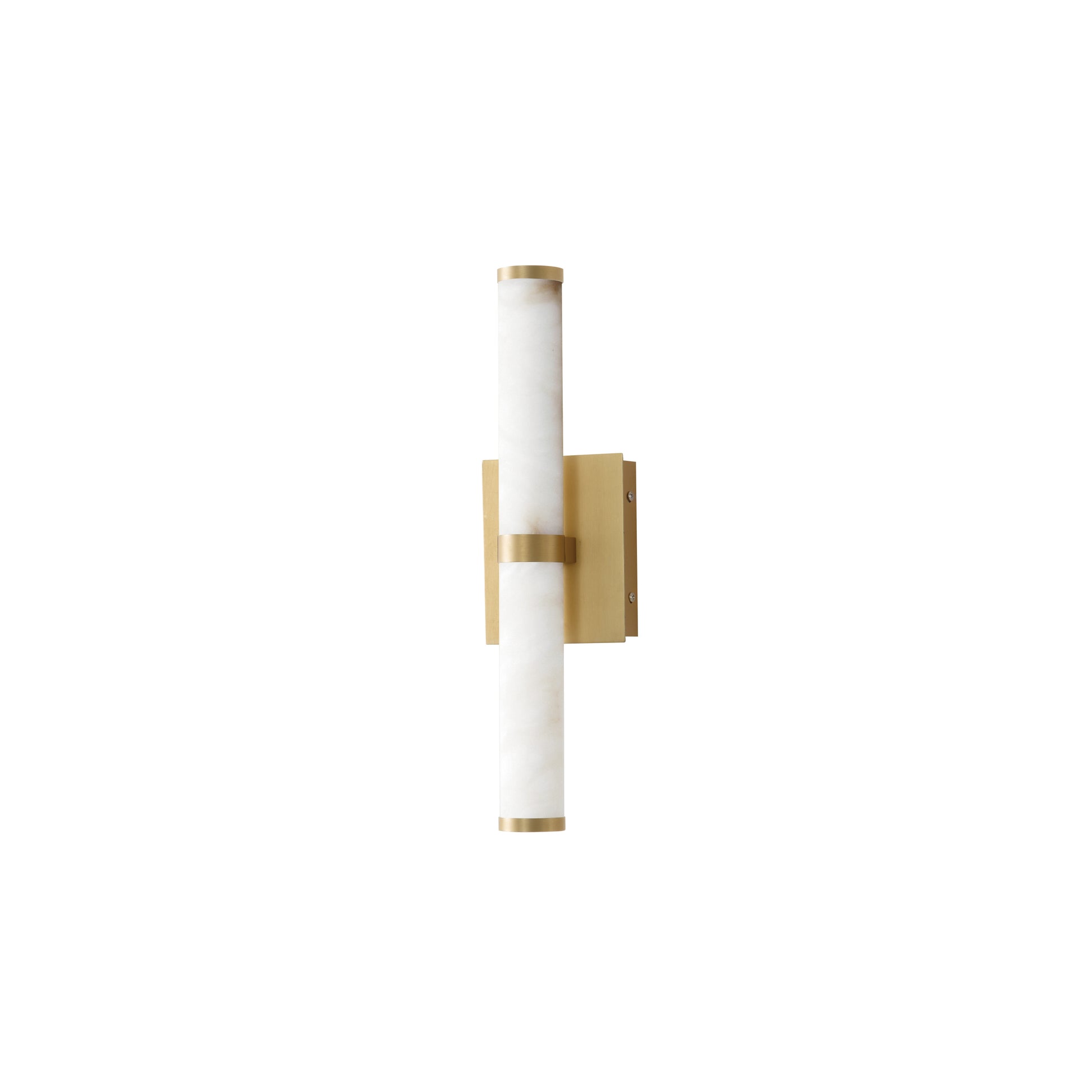 Aragon 17" Bath Vanity White Alabaster/Gold by ET2