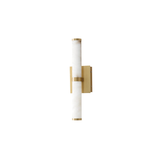 Aragon 17" Bath Vanity White Alabaster/Gold by ET2