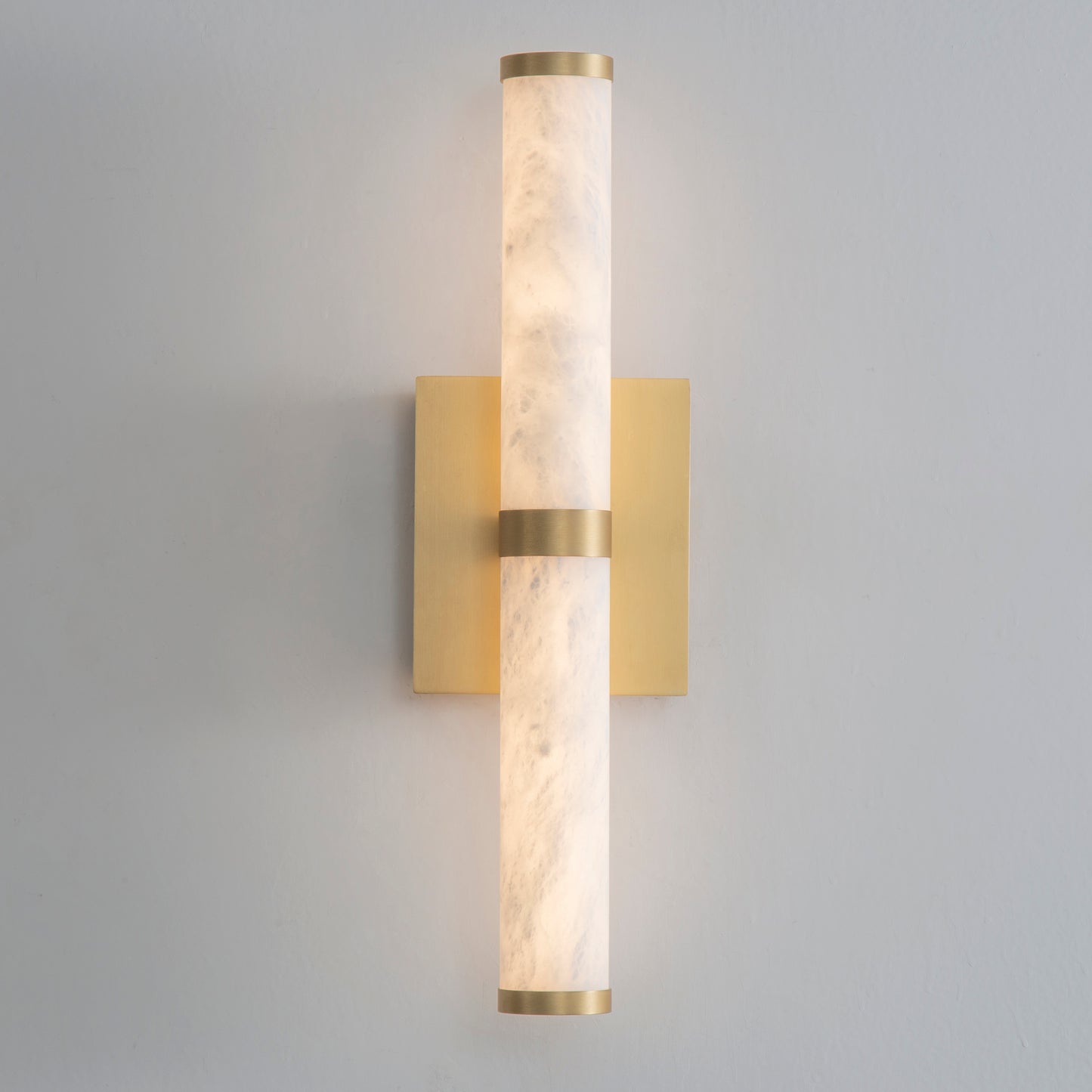 Aragon 17" Bath Vanity White Alabaster/Gold by ET2