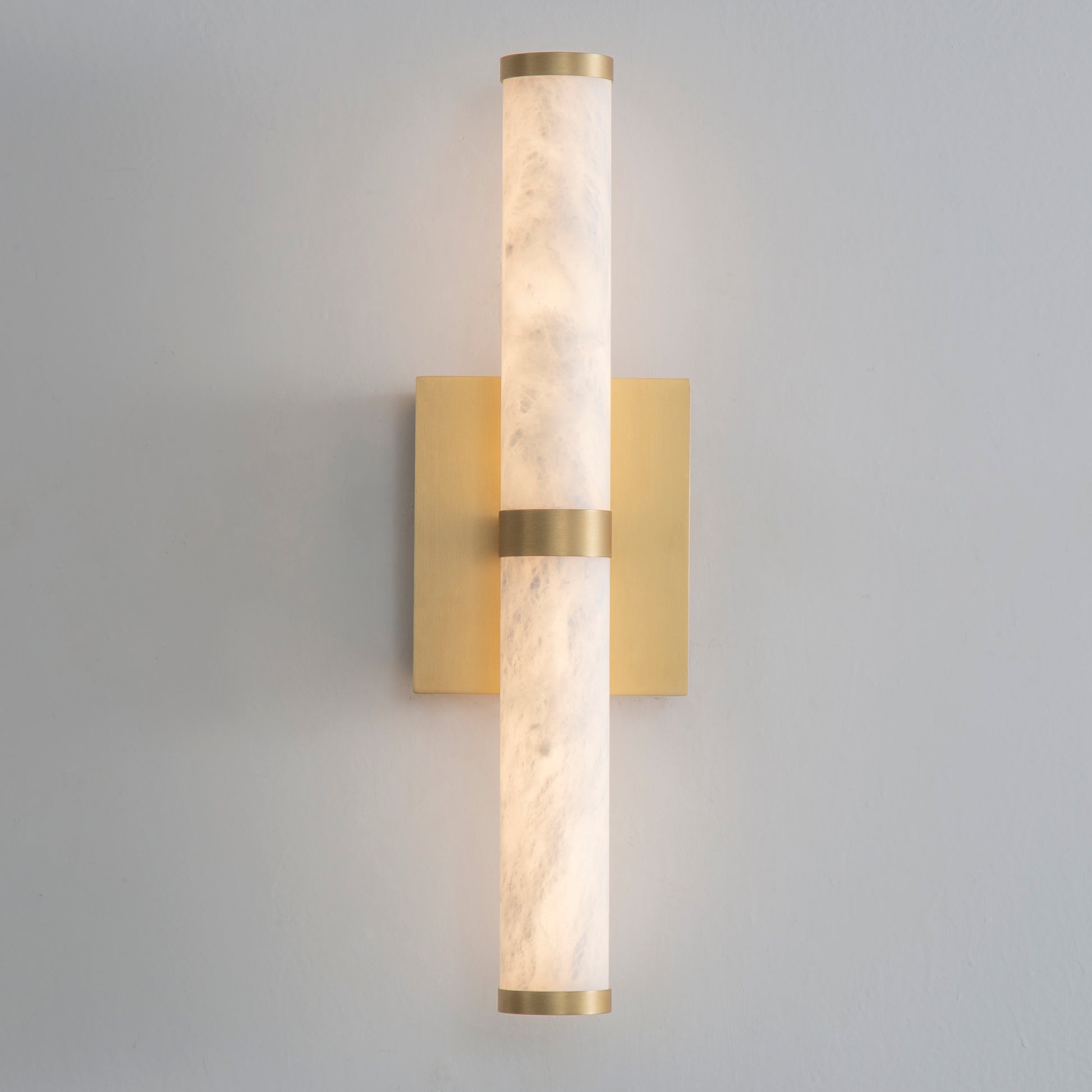 Aragon 17" Bath Vanity White Alabaster/Gold by ET2