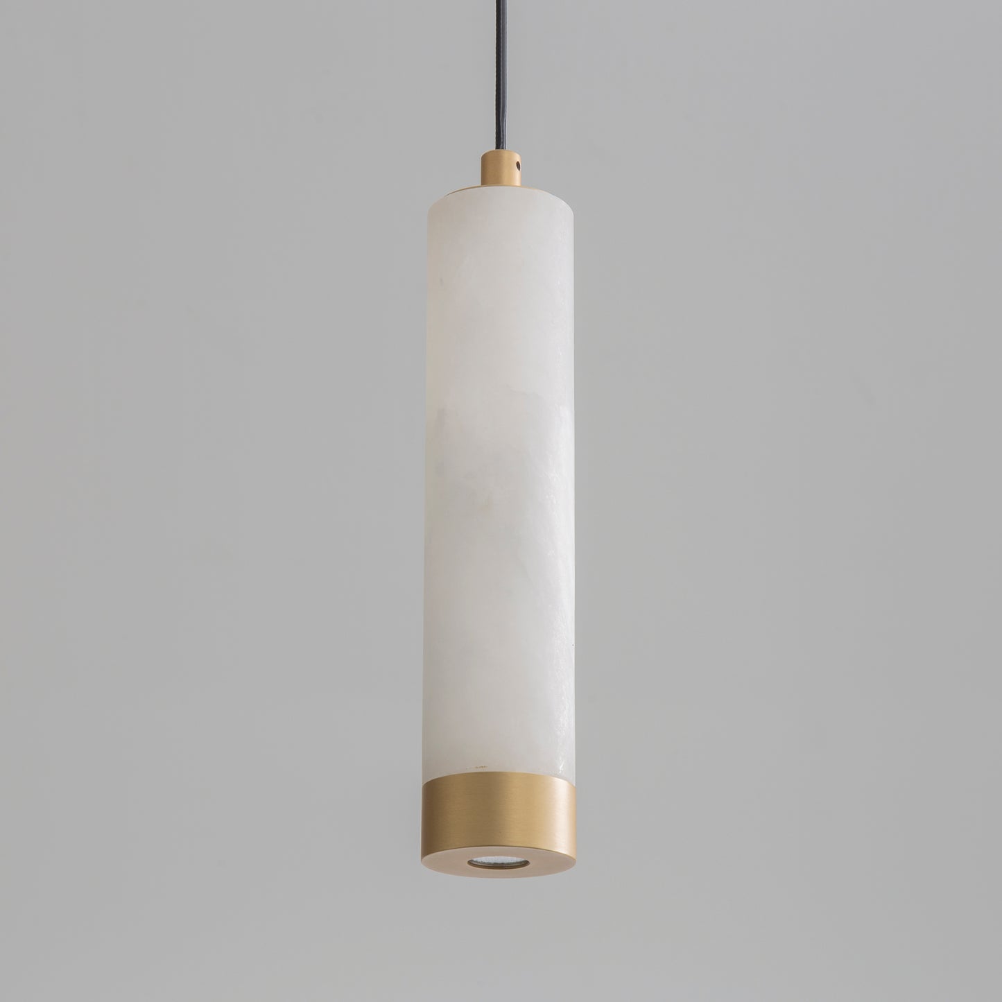 Aragon 9" LED Pendant White Alabaster/Gold by ET2