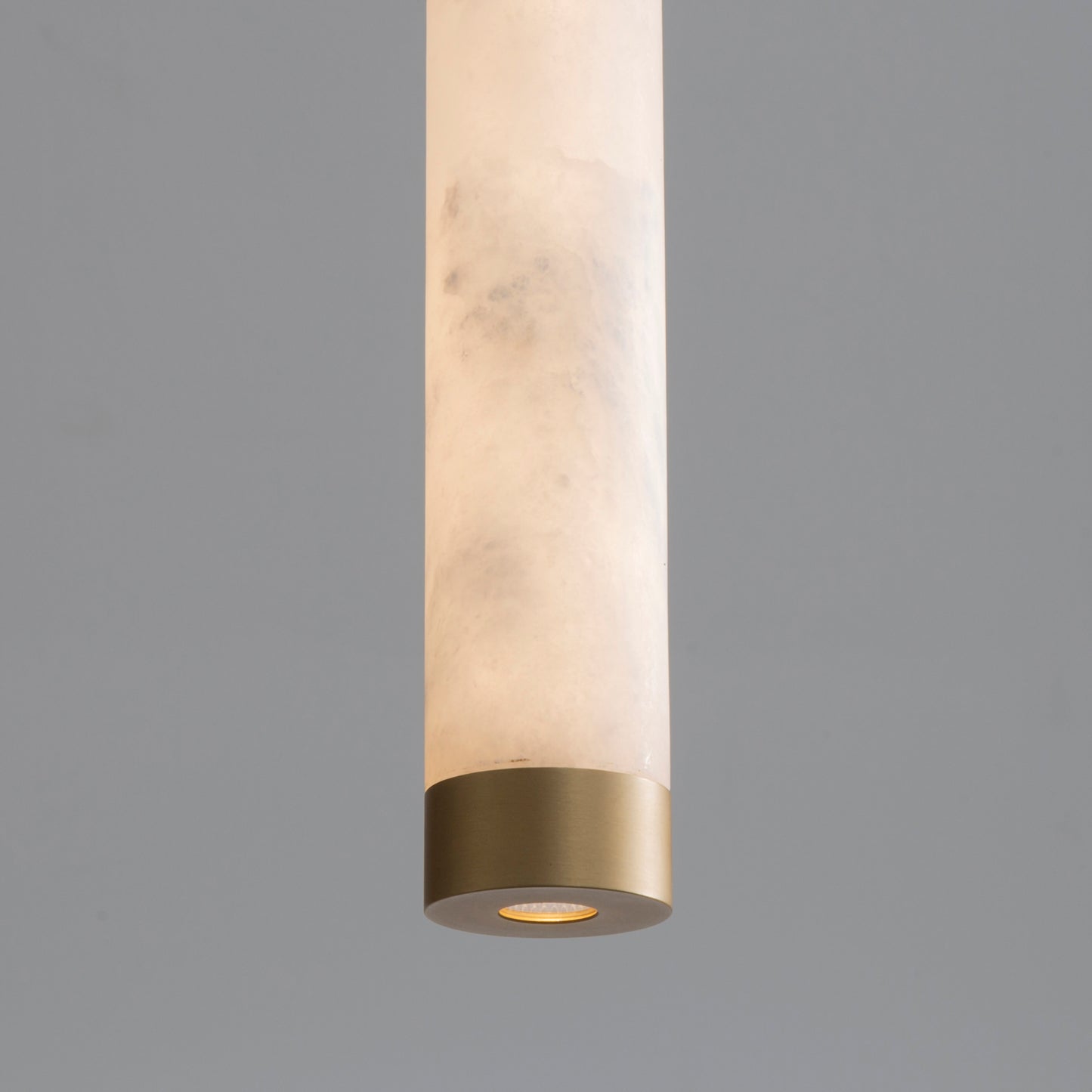Aragon 9" LED Pendant White Alabaster/Gold by ET2