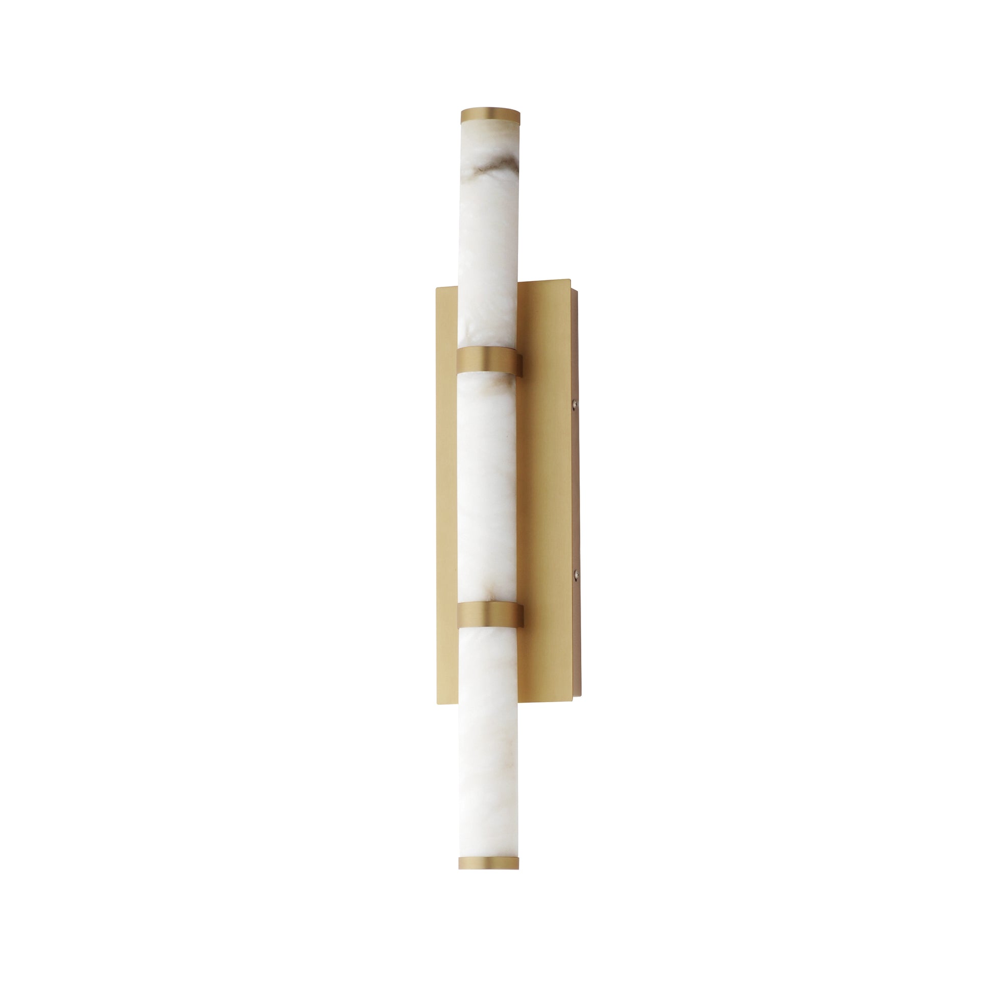 Aragon 26" Bath Vanity White Alabaster/Gold by ET2