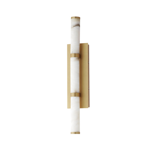 Aragon 26" Bath Vanity White Alabaster/Gold by ET2