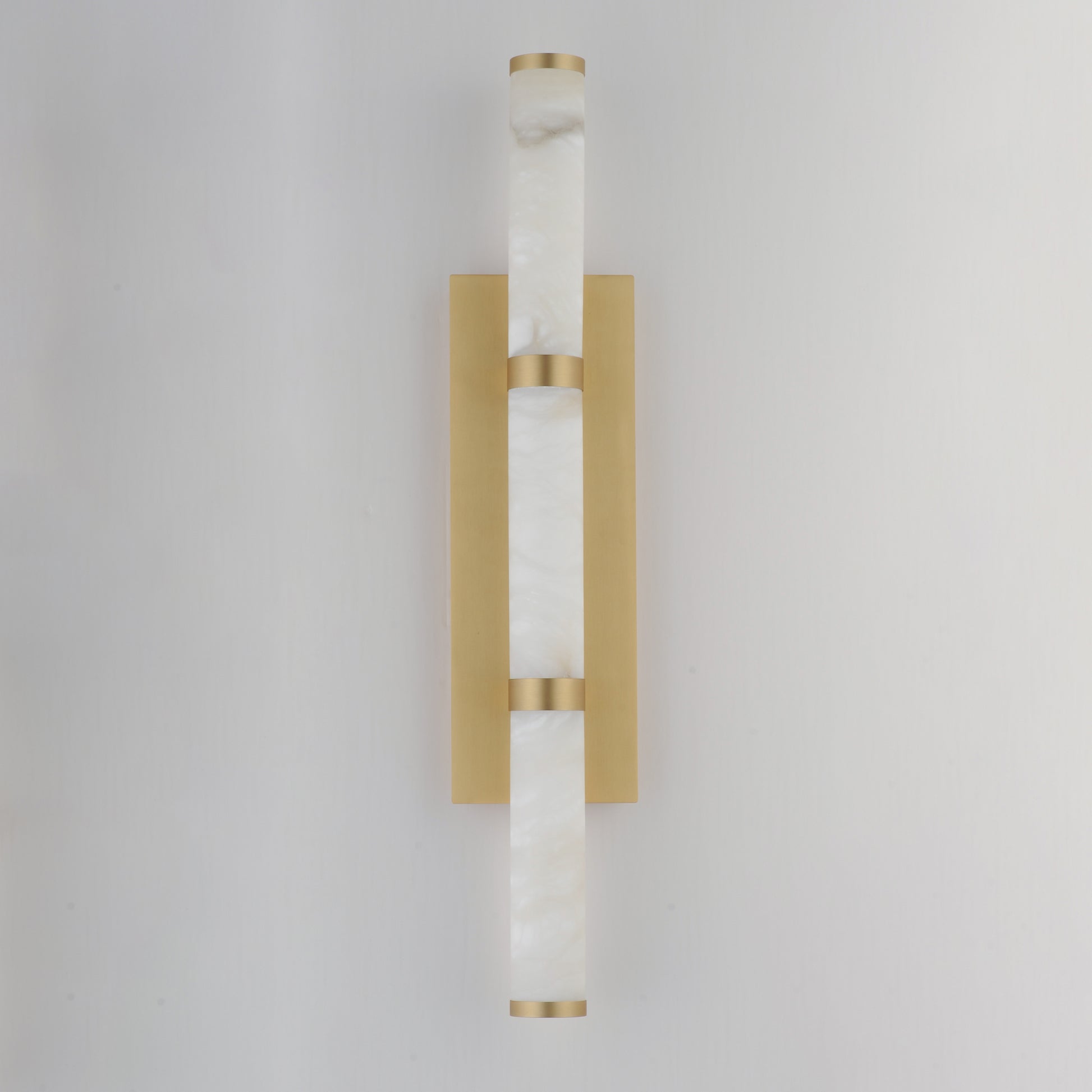 Aragon 26" Bath Vanity White Alabaster/Gold by ET2