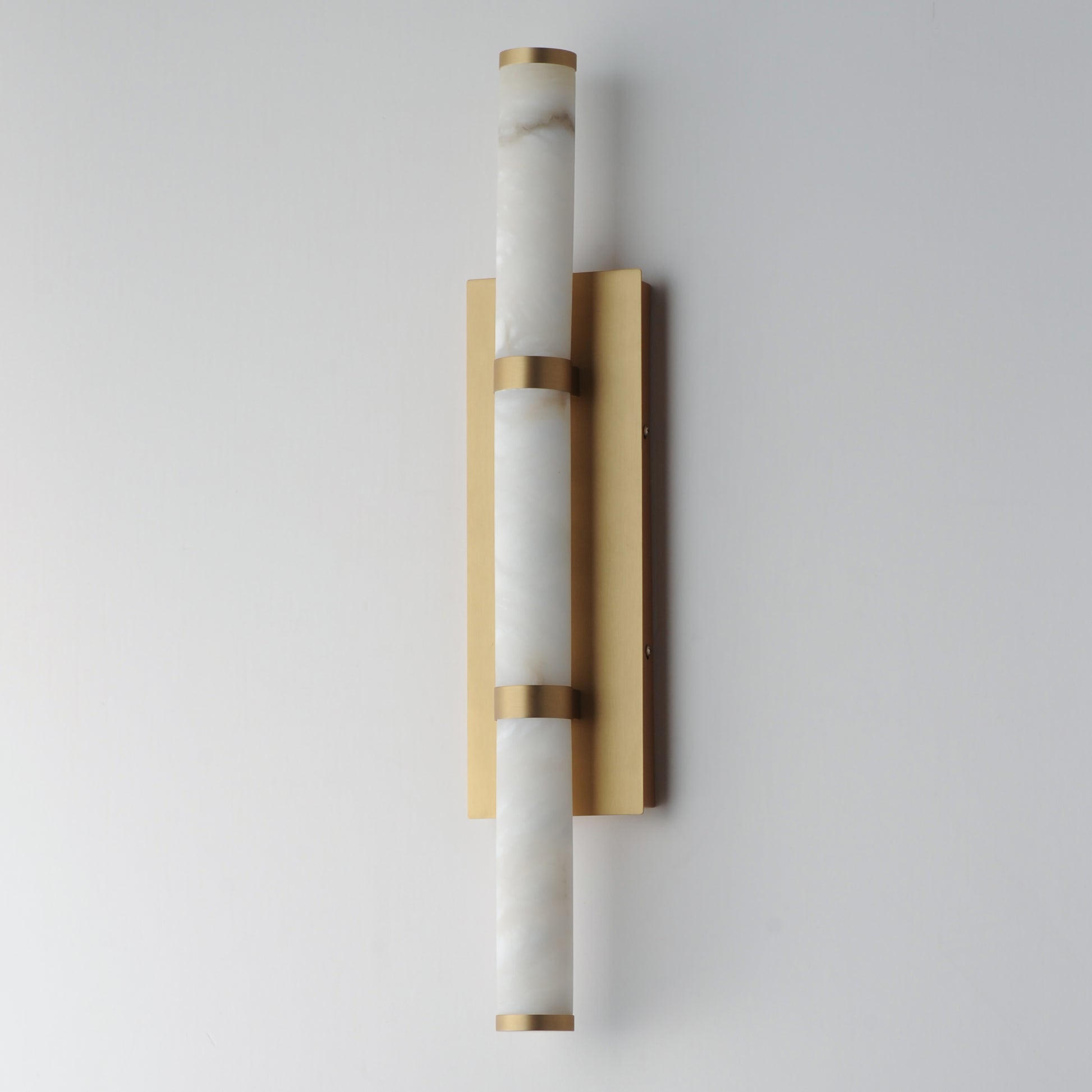 Aragon 26" Bath Vanity White Alabaster/Gold by ET2