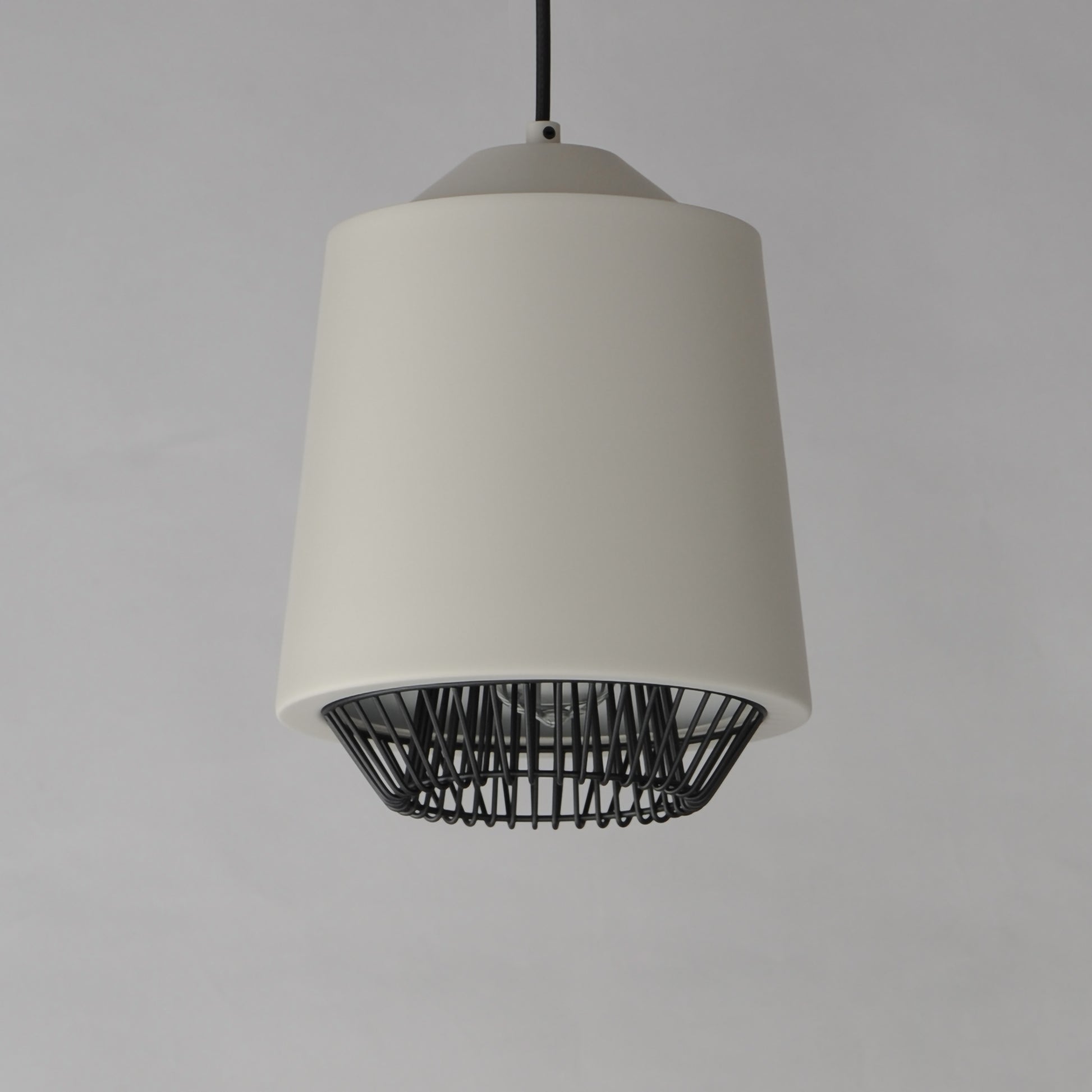 Phoenix 9" LED Pendant Gray/Black by ET2