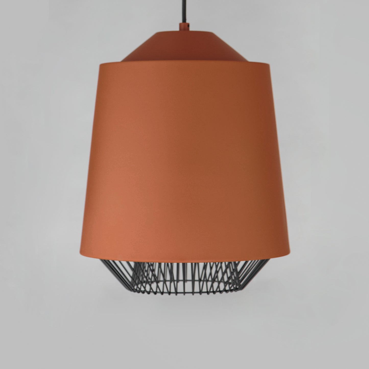 Phoenix 16" LED Pendant Brick/Black by ET2