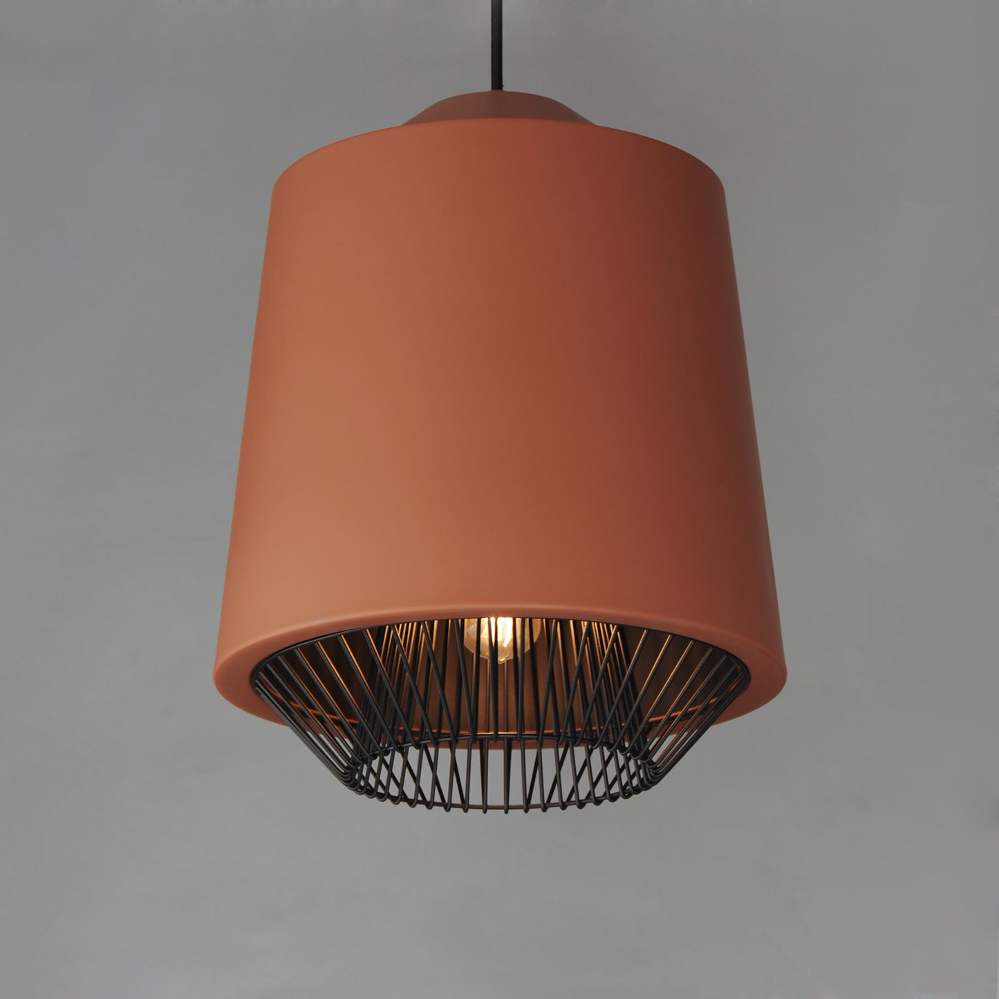 Phoenix 16" LED Pendant Brick/Black by ET2
