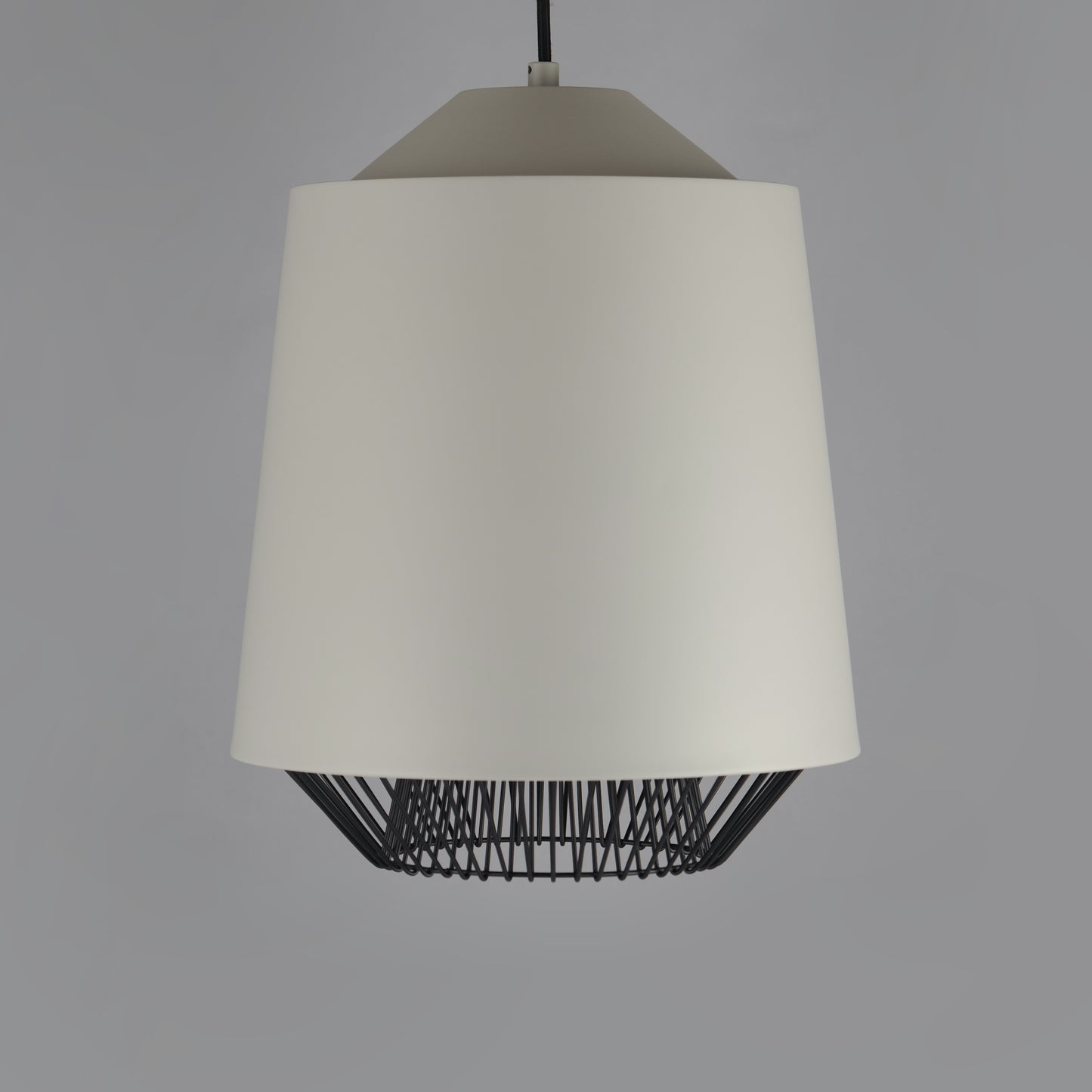 Phoenix 16" LED Pendant Gray/Black by ET2