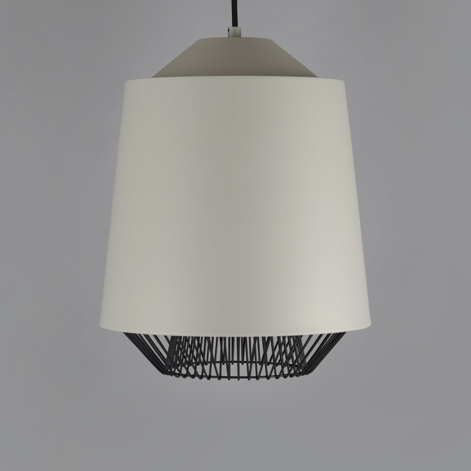 Phoenix 16" LED Pendant Gray/Black by ET2