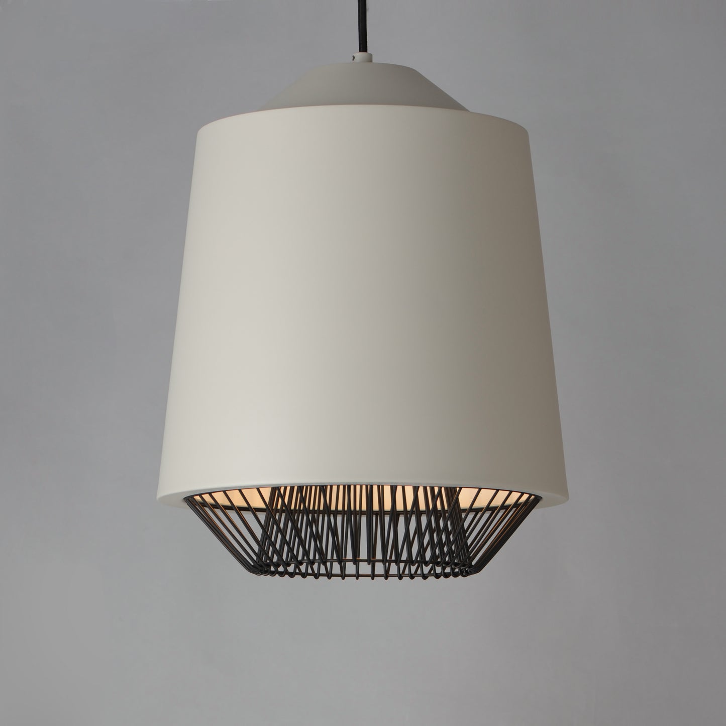 Phoenix 16" LED Pendant Gray/Black by ET2