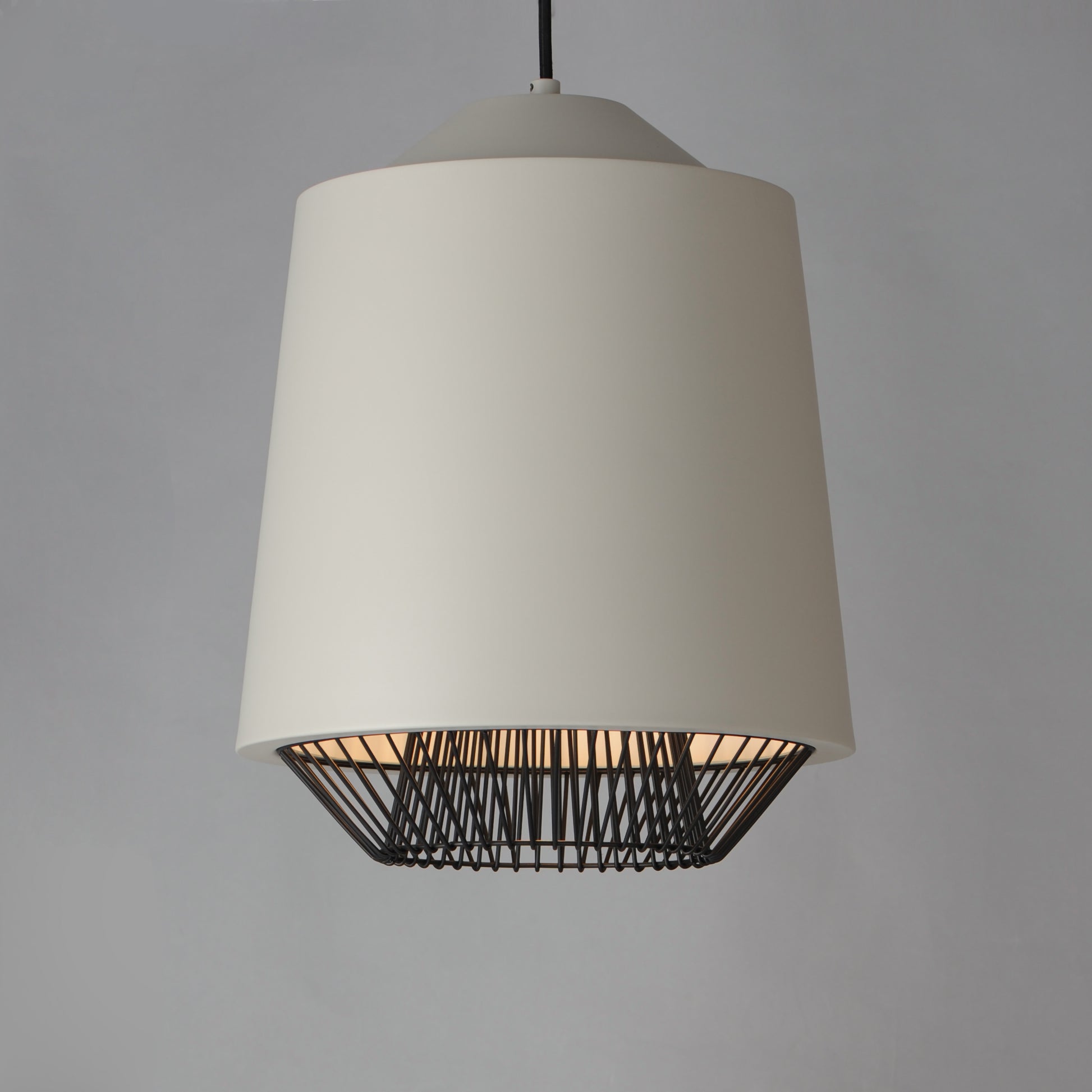 Phoenix 16" LED Pendant Gray/Black by ET2