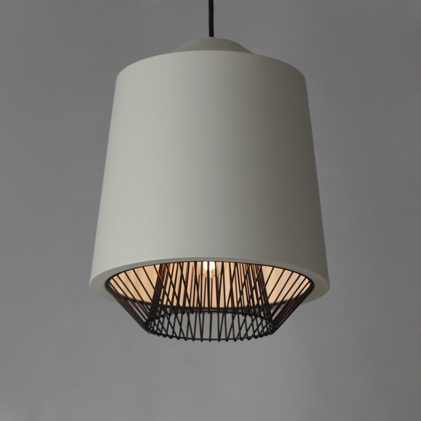 Phoenix 16" LED Pendant Gray/Black by ET2