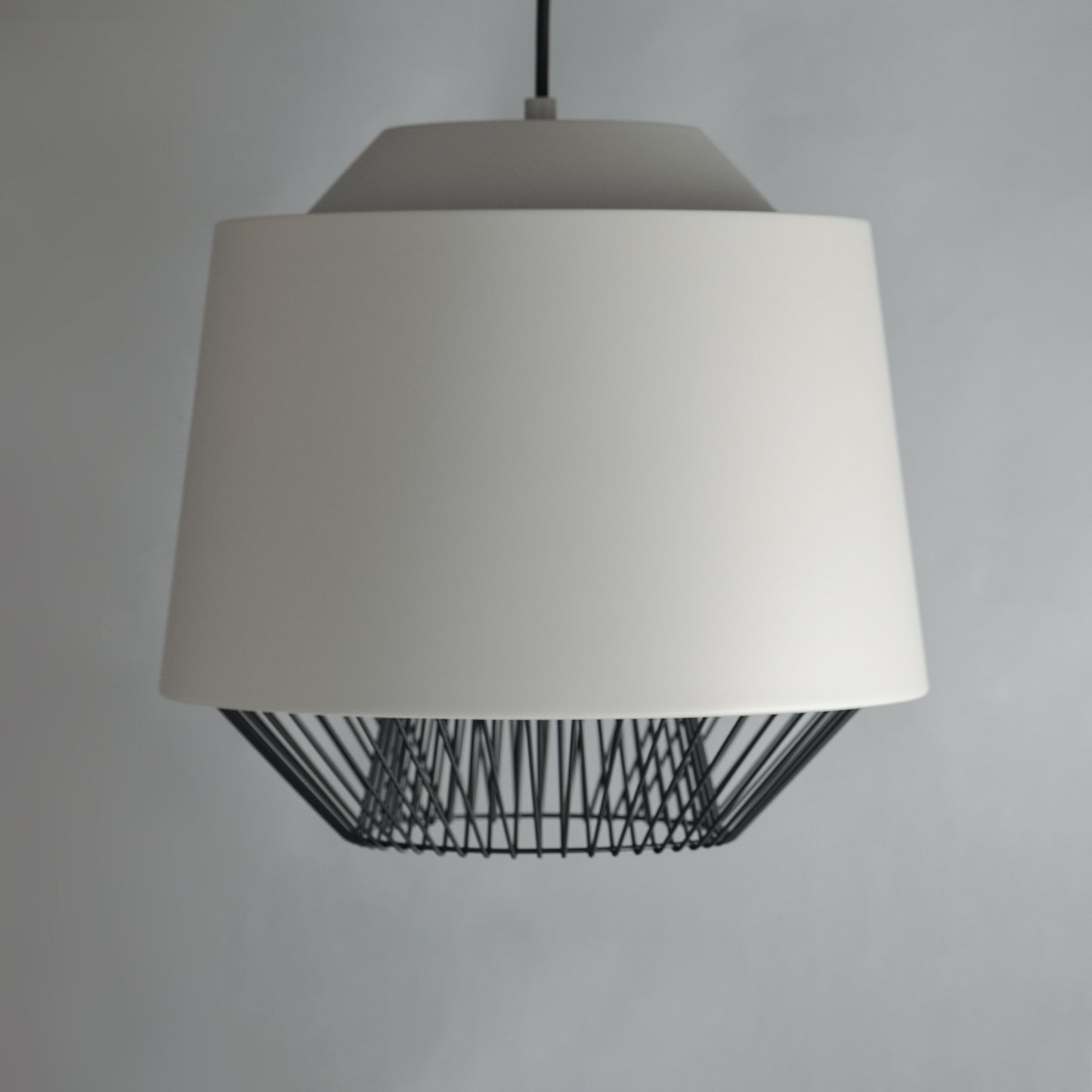 Phoenix 18.5" LED Pendant Gray/Black by ET2
