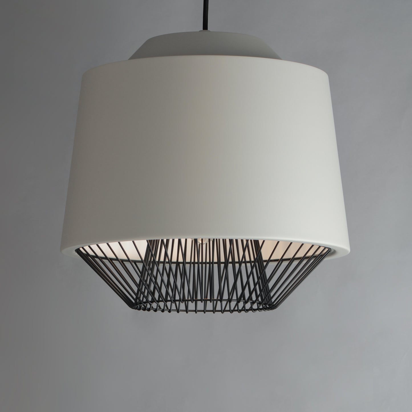 Phoenix 18.5" LED Pendant Gray/Black by ET2