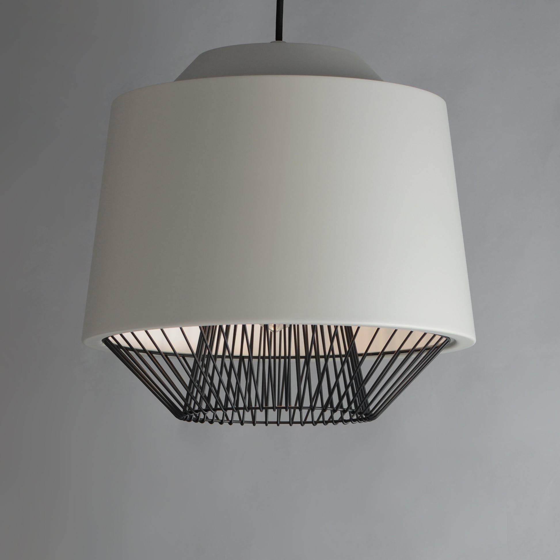 Phoenix 18.5" LED Pendant Gray/Black by ET2