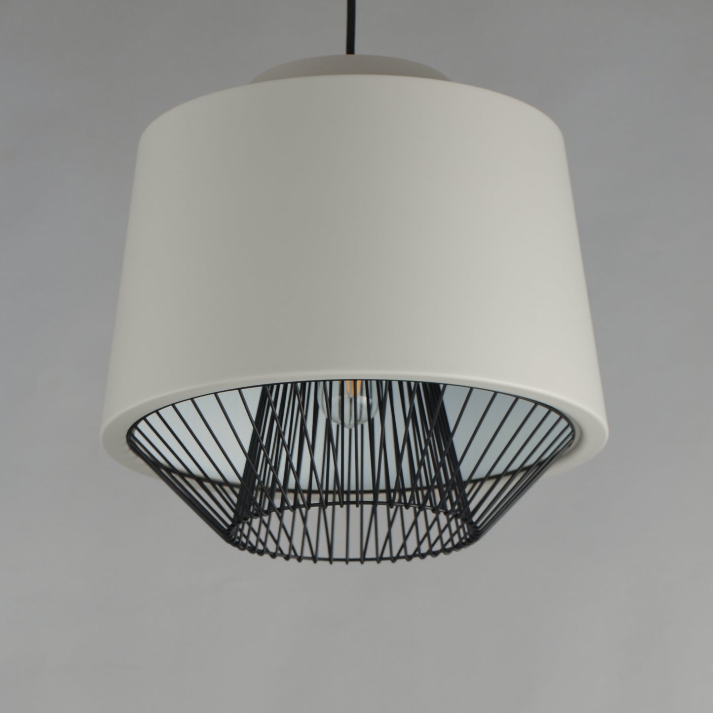 Phoenix 18.5" LED Pendant Gray/Black by ET2