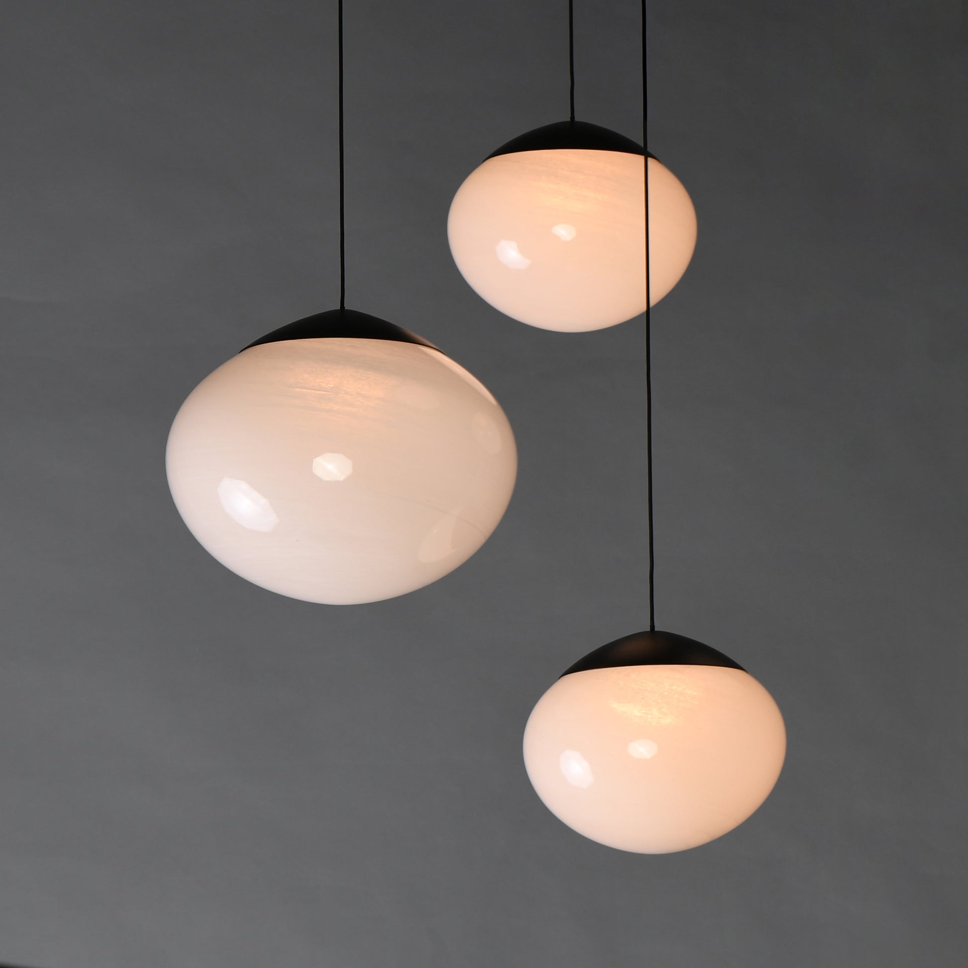 Nimbus LED 3-Light Pendant Black by ET2