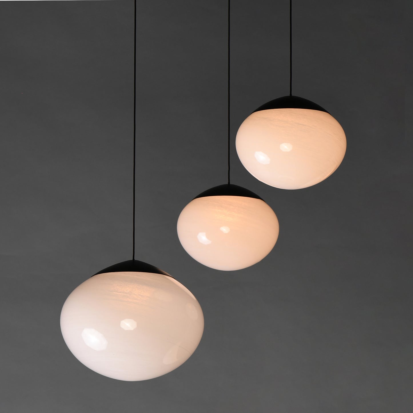 Nimbus LED 3-Light Pendant Black by ET2