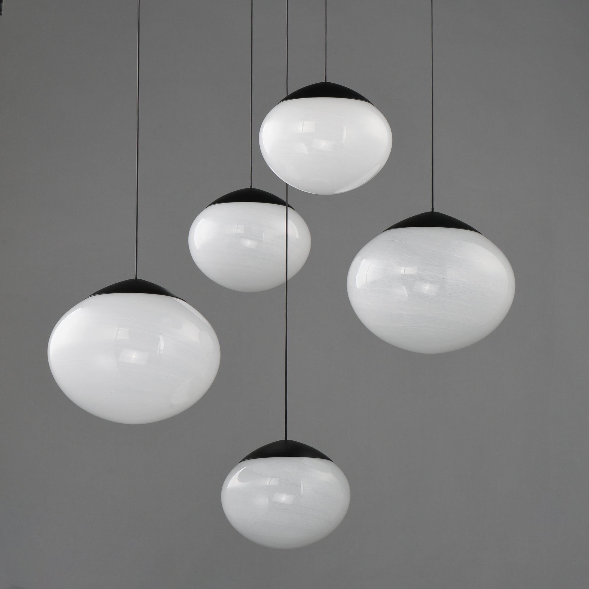 Nimbus LED 5-Light Pendant Black by ET2