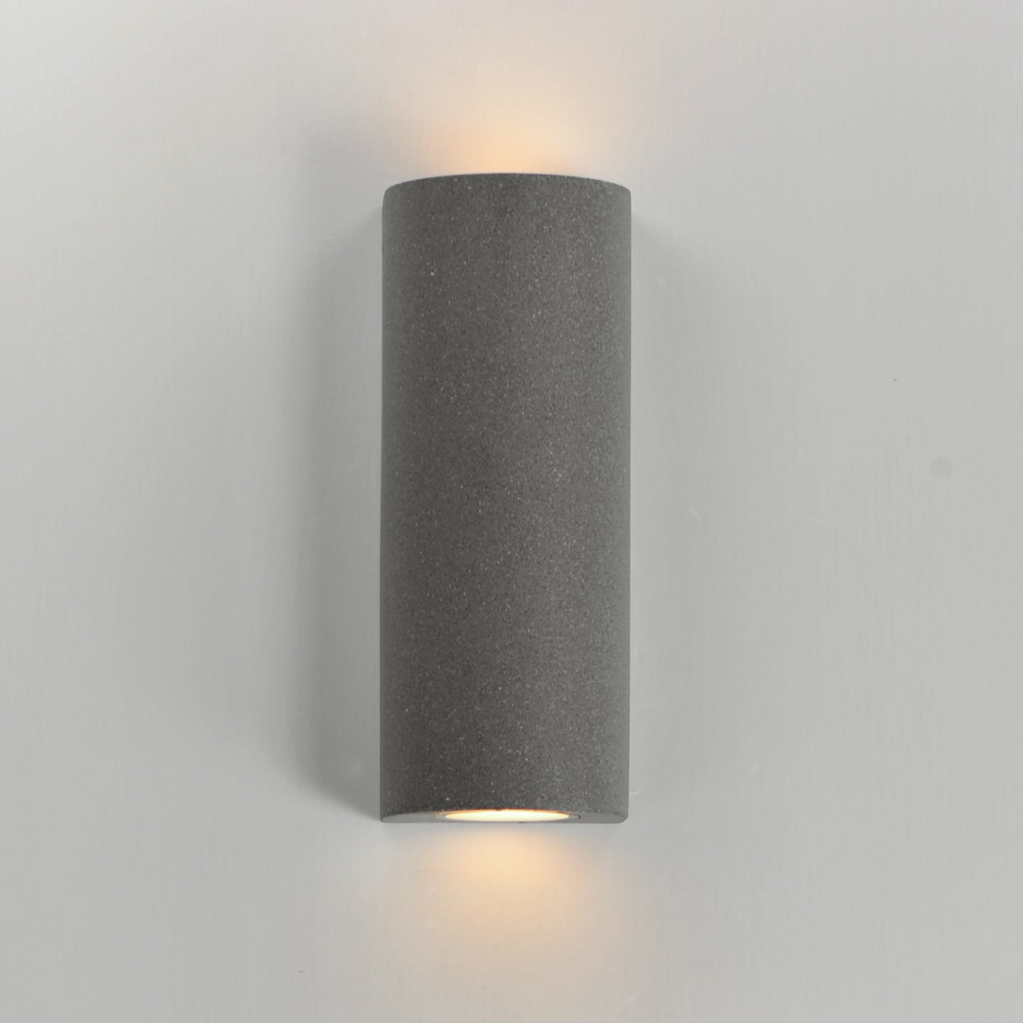 Pilar 2-Light LED Outdoor Wall Sconce Cylinder Greystone by ET2