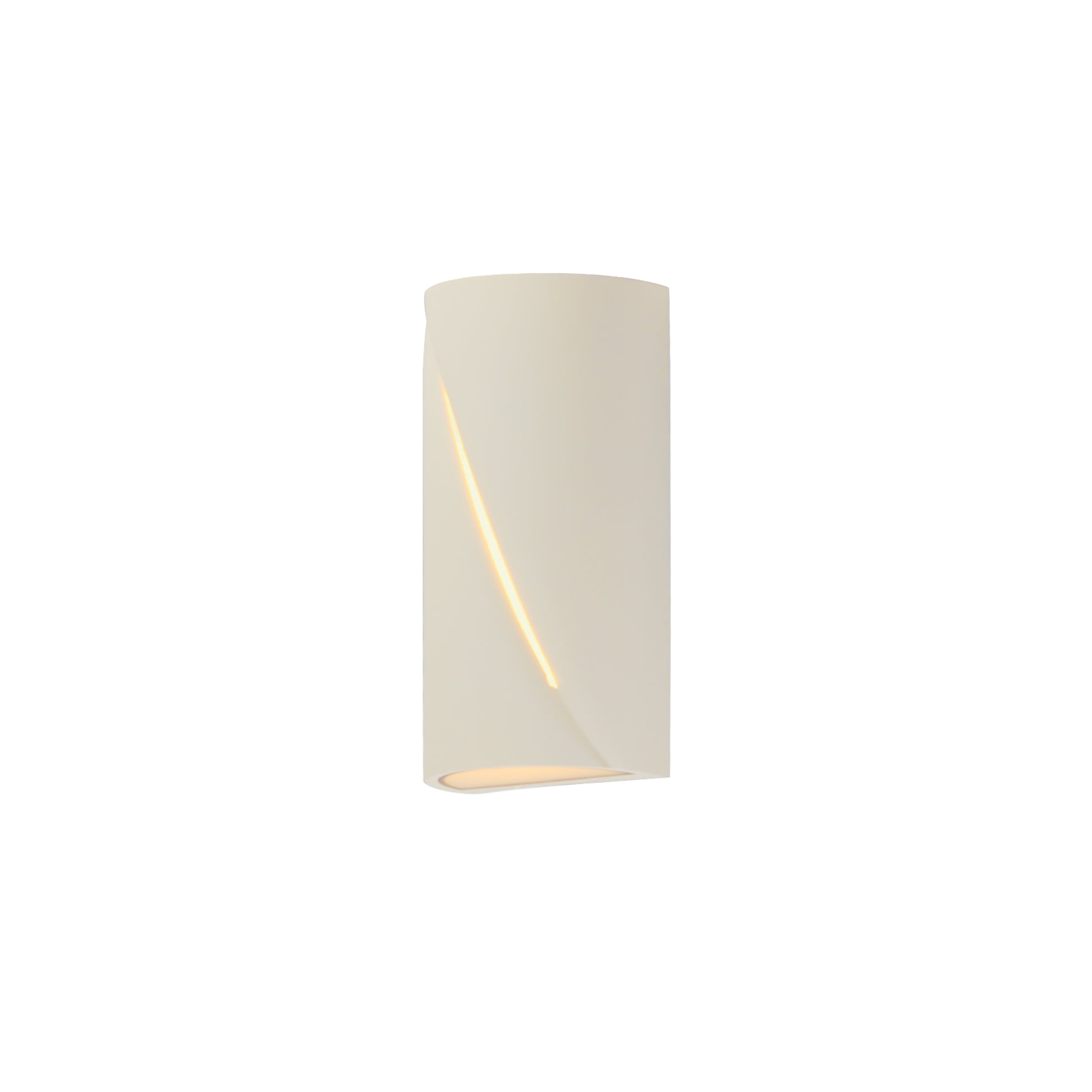 Puff 12" LED Outdoor Wall Sconce Chaulk White by ET2