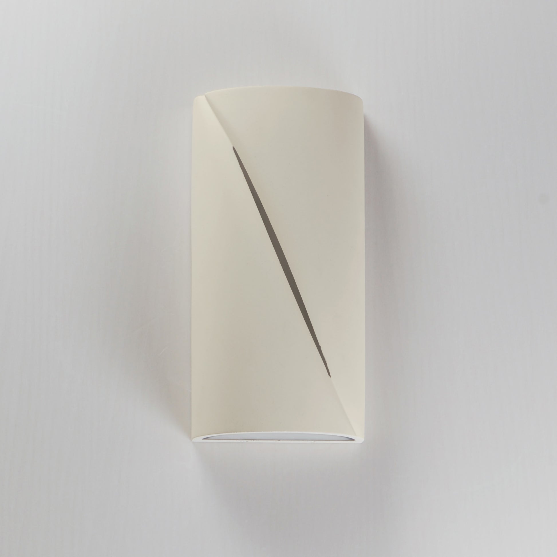 Puff 12" LED Outdoor Wall Sconce Chaulk White by ET2