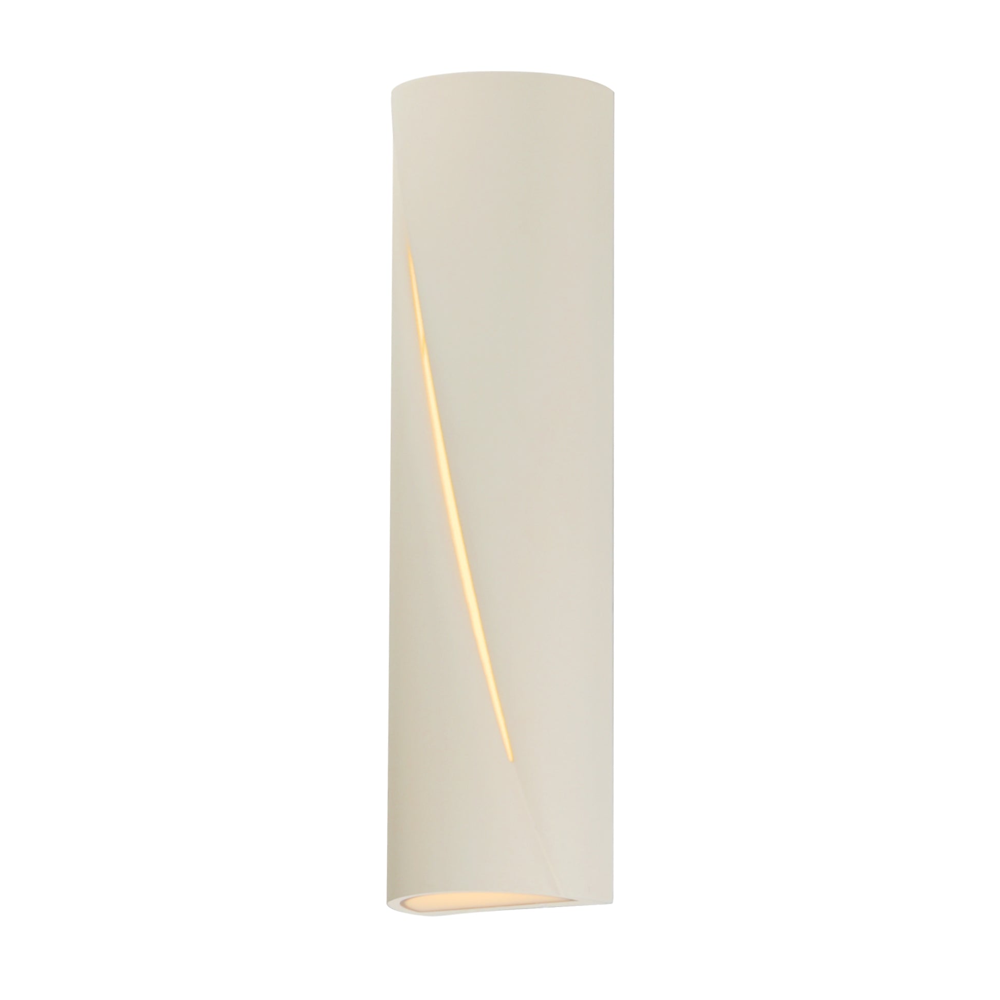 Puff 22" LED Outdoor Wall Sconce Chaulk White by ET2